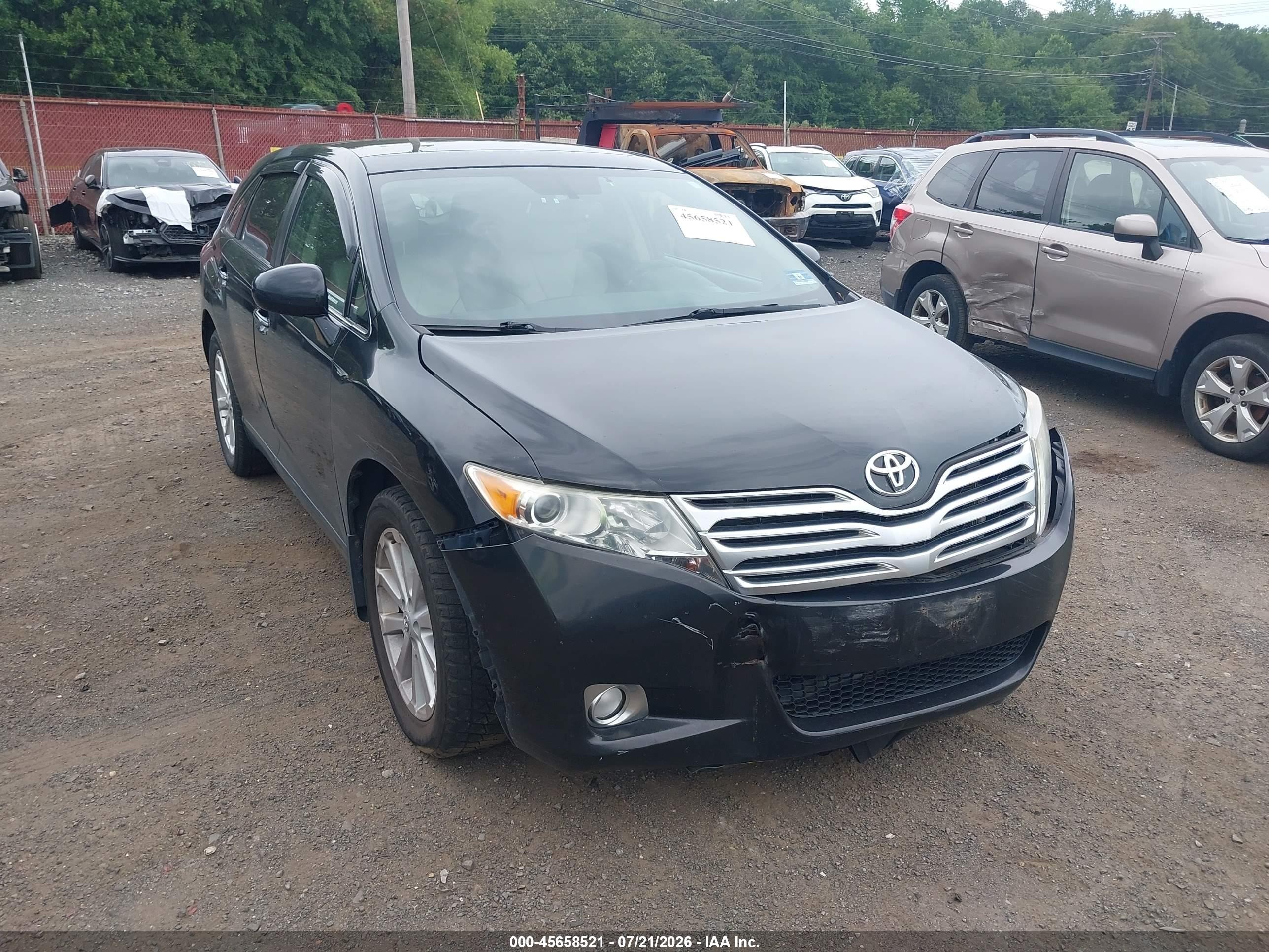 2012 Toyota Venza Xle Black vin: 4T3BA3BB9CU033777