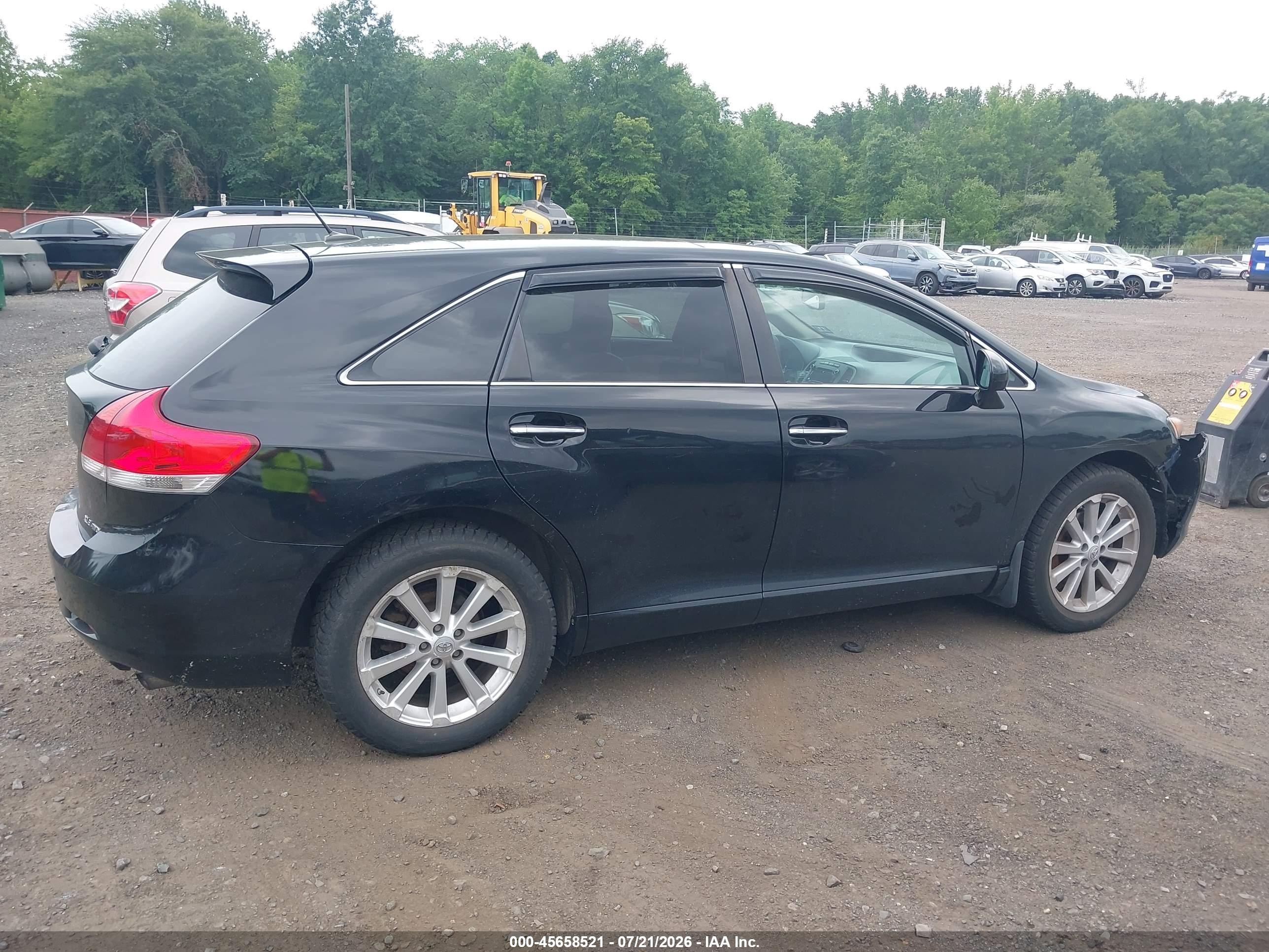 2012 Toyota Venza Xle Black vin: 4T3BA3BB9CU033777