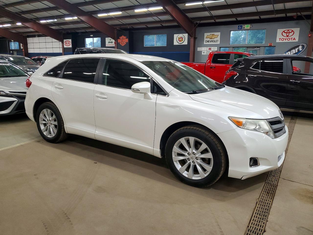 2013 Toyota Venza Le Белый vin: 4T3BA3BB9DU040990
