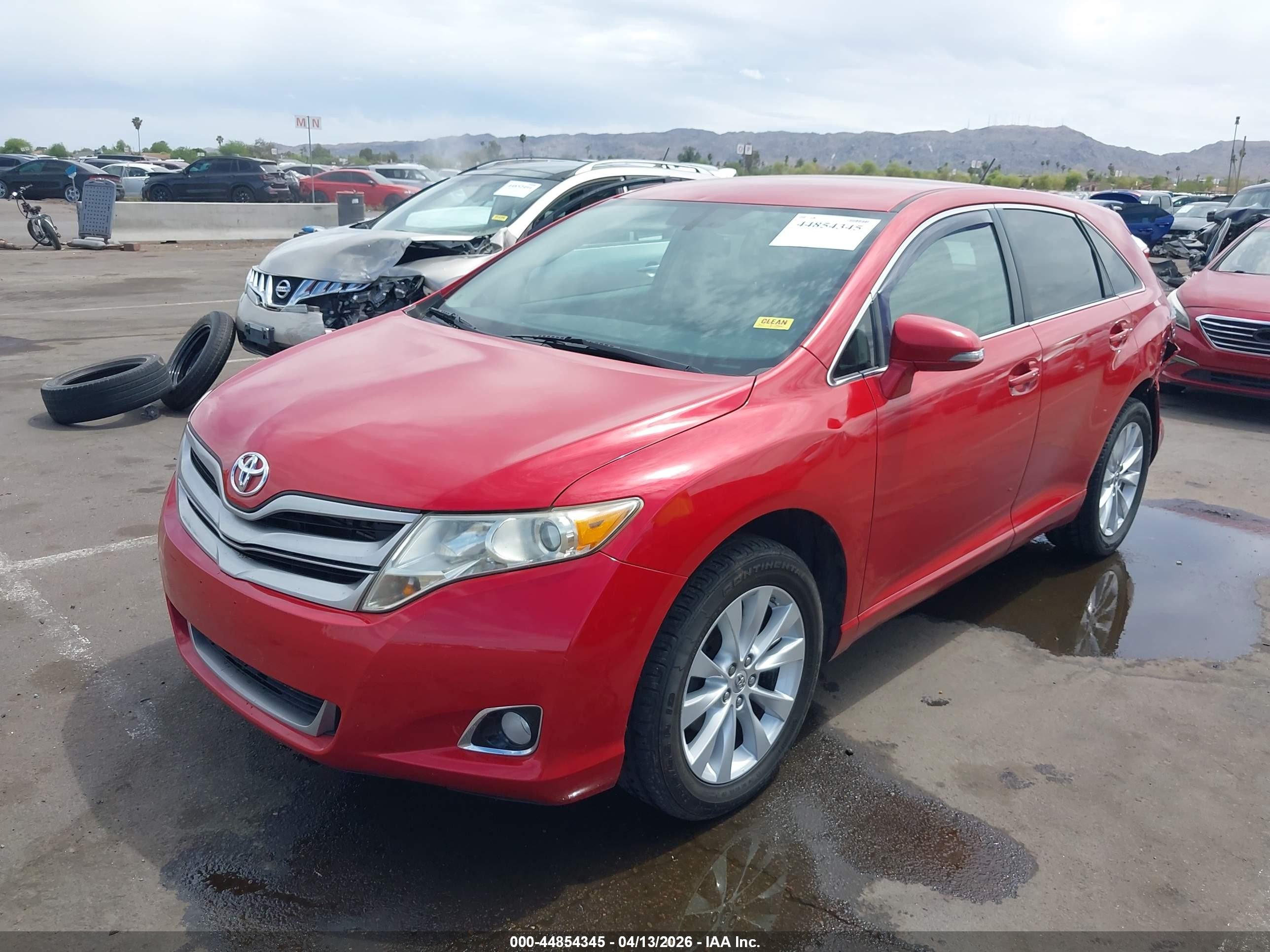2013 Toyota Venza Le Red vin: 4T3BA3BB9DU041802