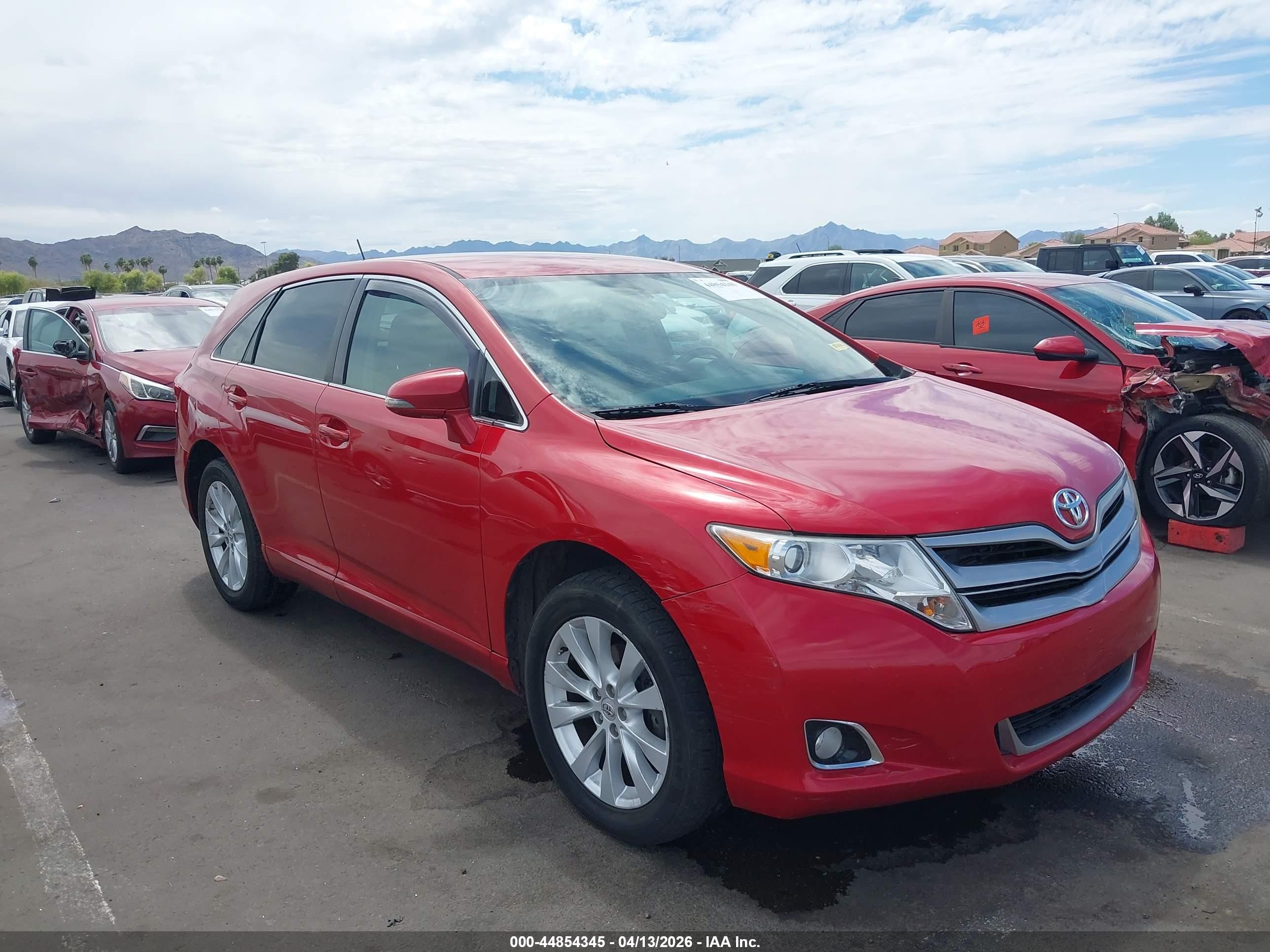2013 Toyota Venza Le Red vin: 4T3BA3BB9DU041802