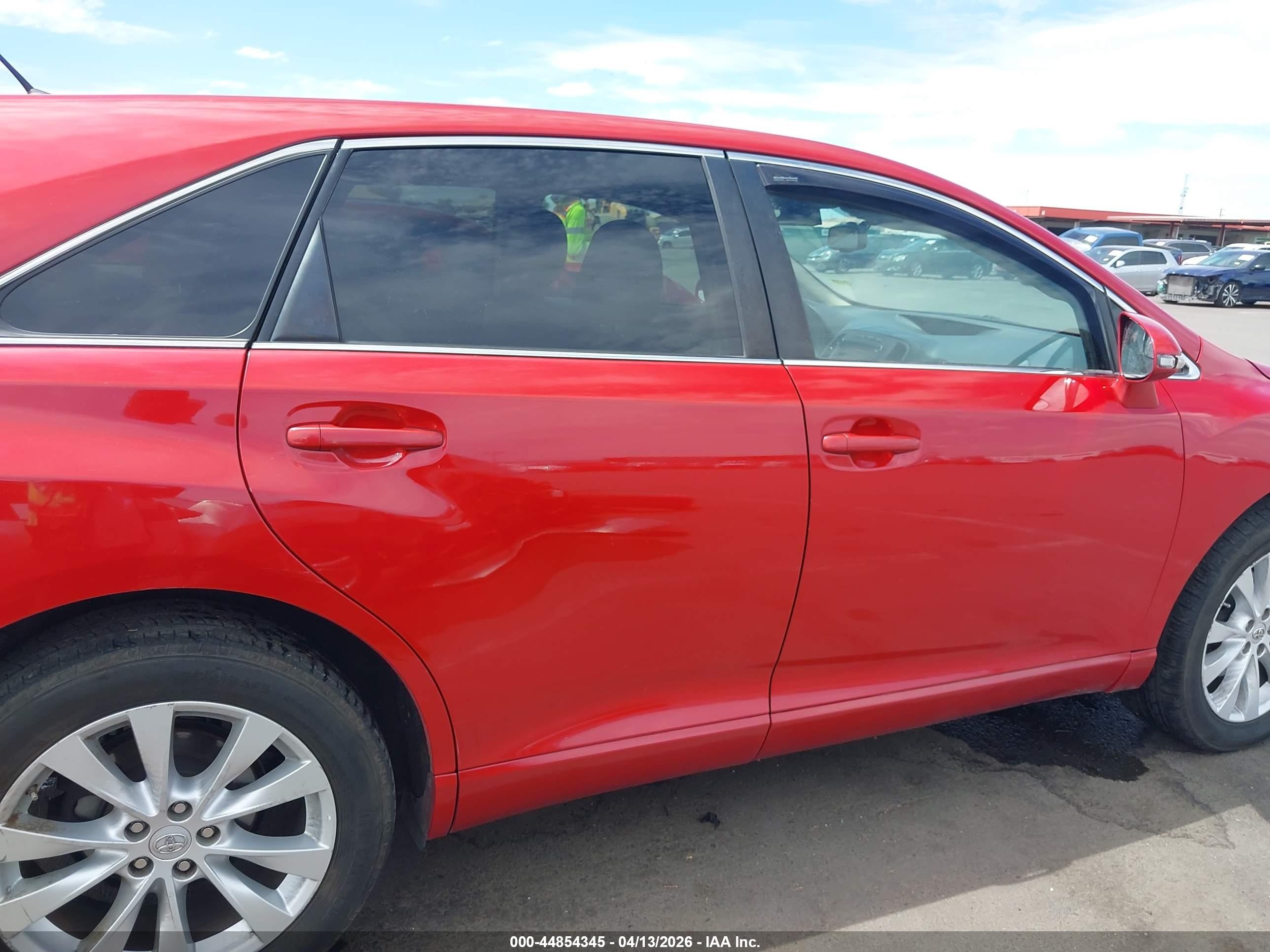 2013 Toyota Venza Le Red vin: 4T3BA3BB9DU041802