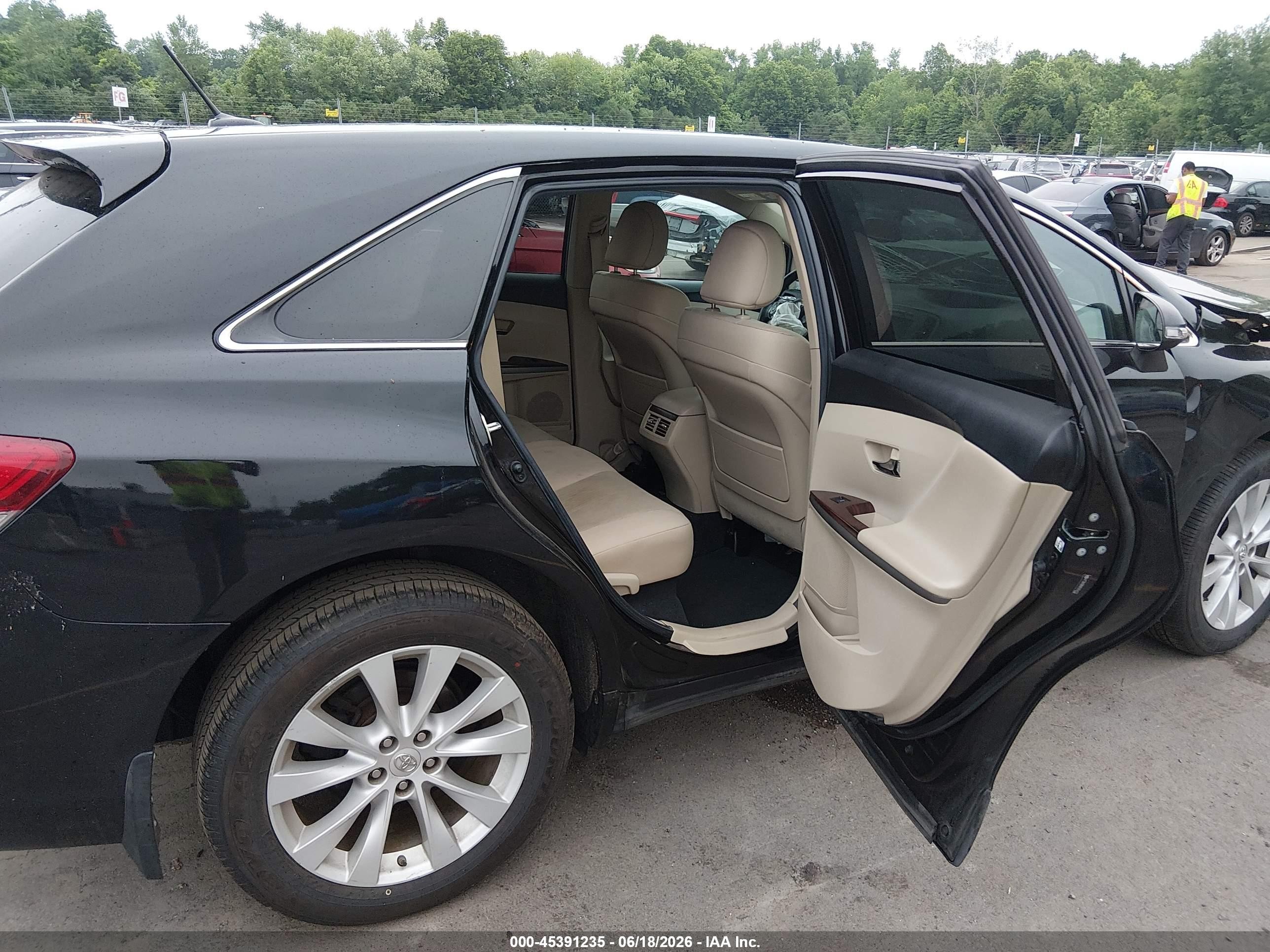 2014 Toyota Venza Le Черный vin: 4T3BA3BB9EU054132