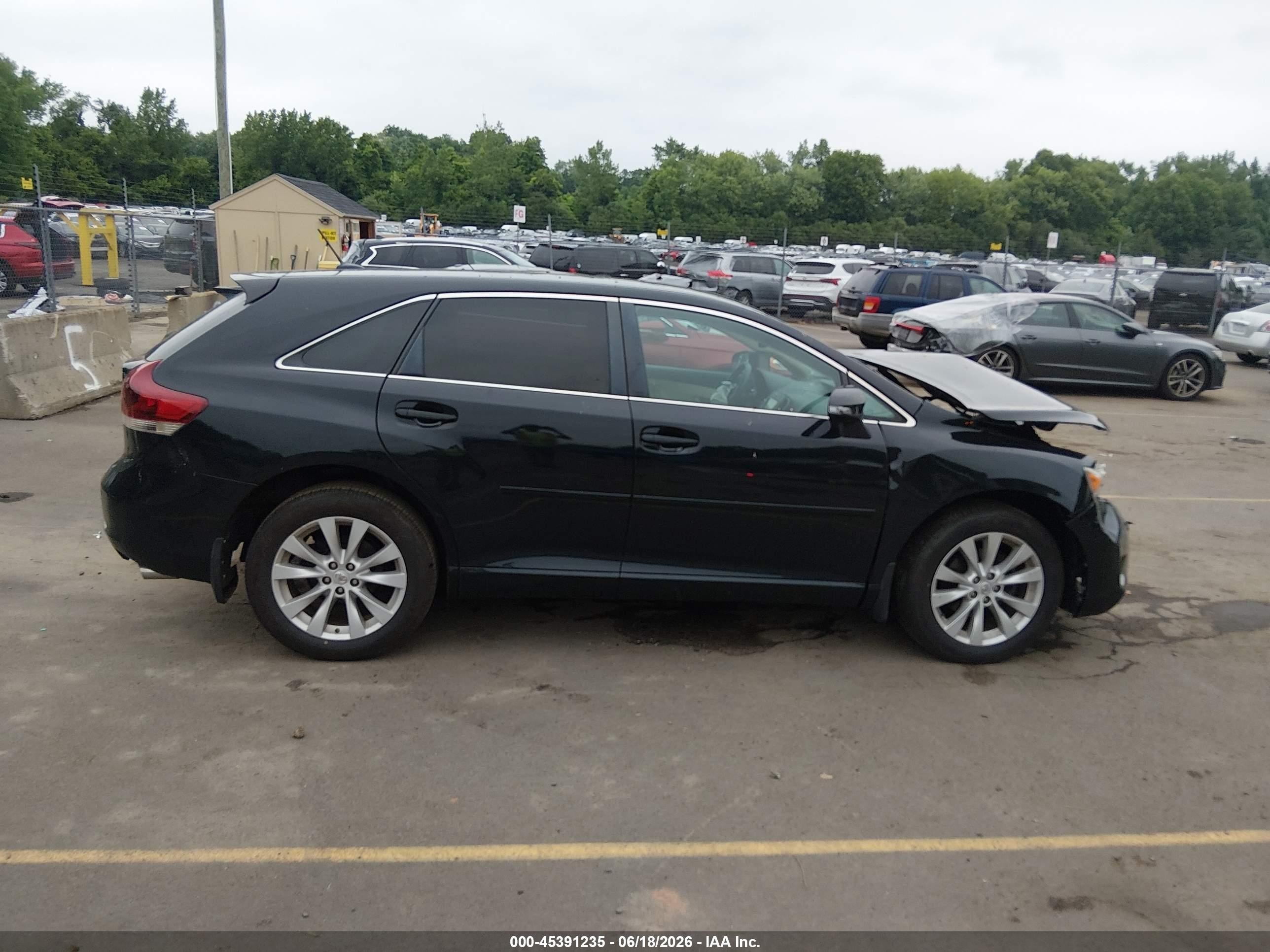 2014 Toyota Venza Le Черный vin: 4T3BA3BB9EU054132