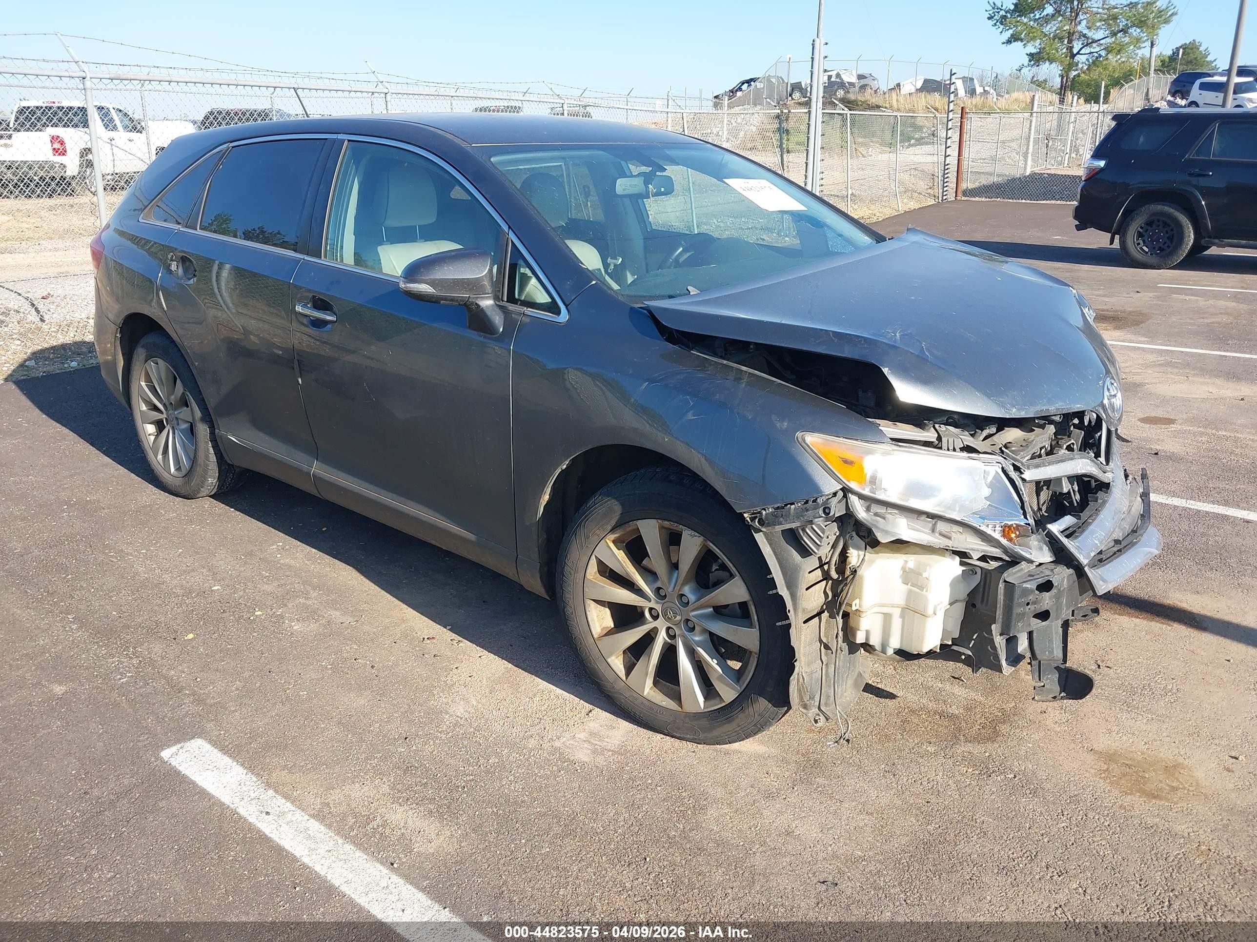 2014 Toyota Venza Xle Серый vin: 4T3BA3BB9EU063235