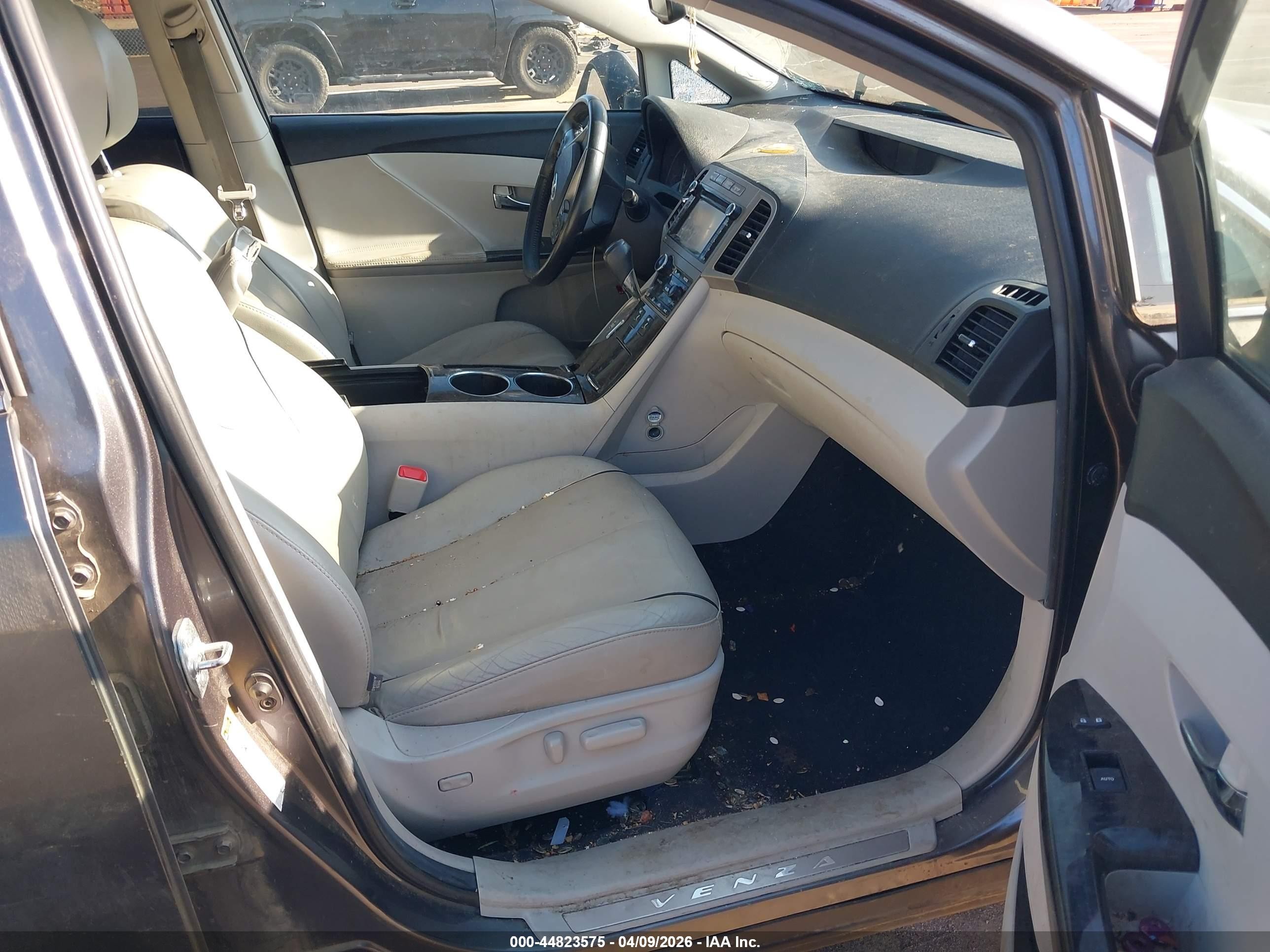 2014 Toyota Venza Xle Серый vin: 4T3BA3BB9EU063235