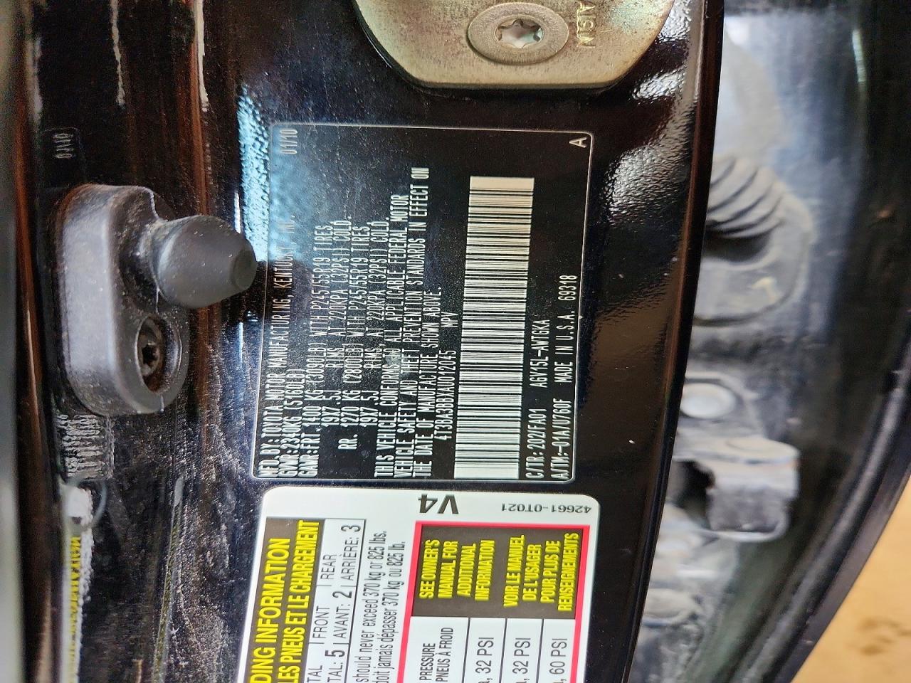 2010 Toyota Venza Awd 4cyl Black vin: 4T3BA3BBXAU012045