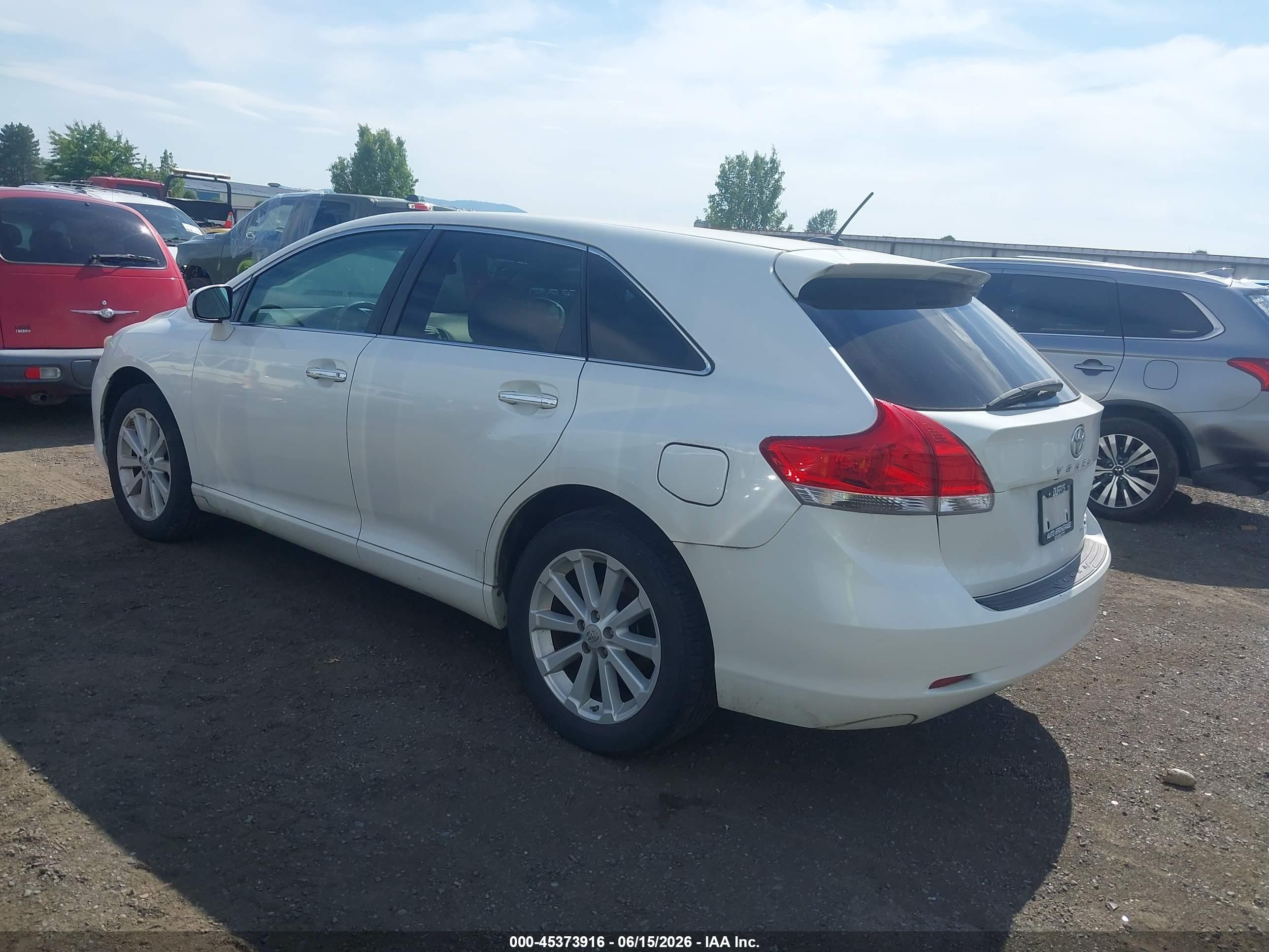 2012 Toyota Venza Xle White vin: 4T3BA3BBXCU030161