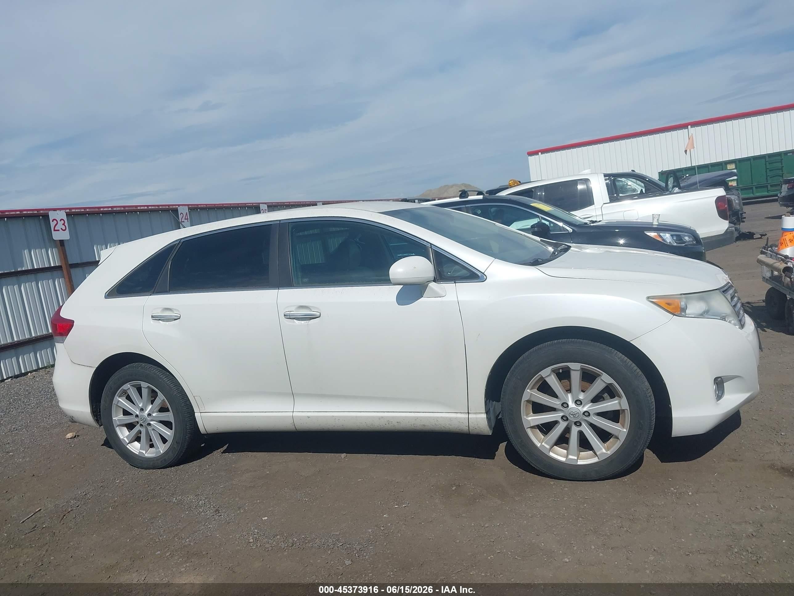 2012 Toyota Venza Xle White vin: 4T3BA3BBXCU030161