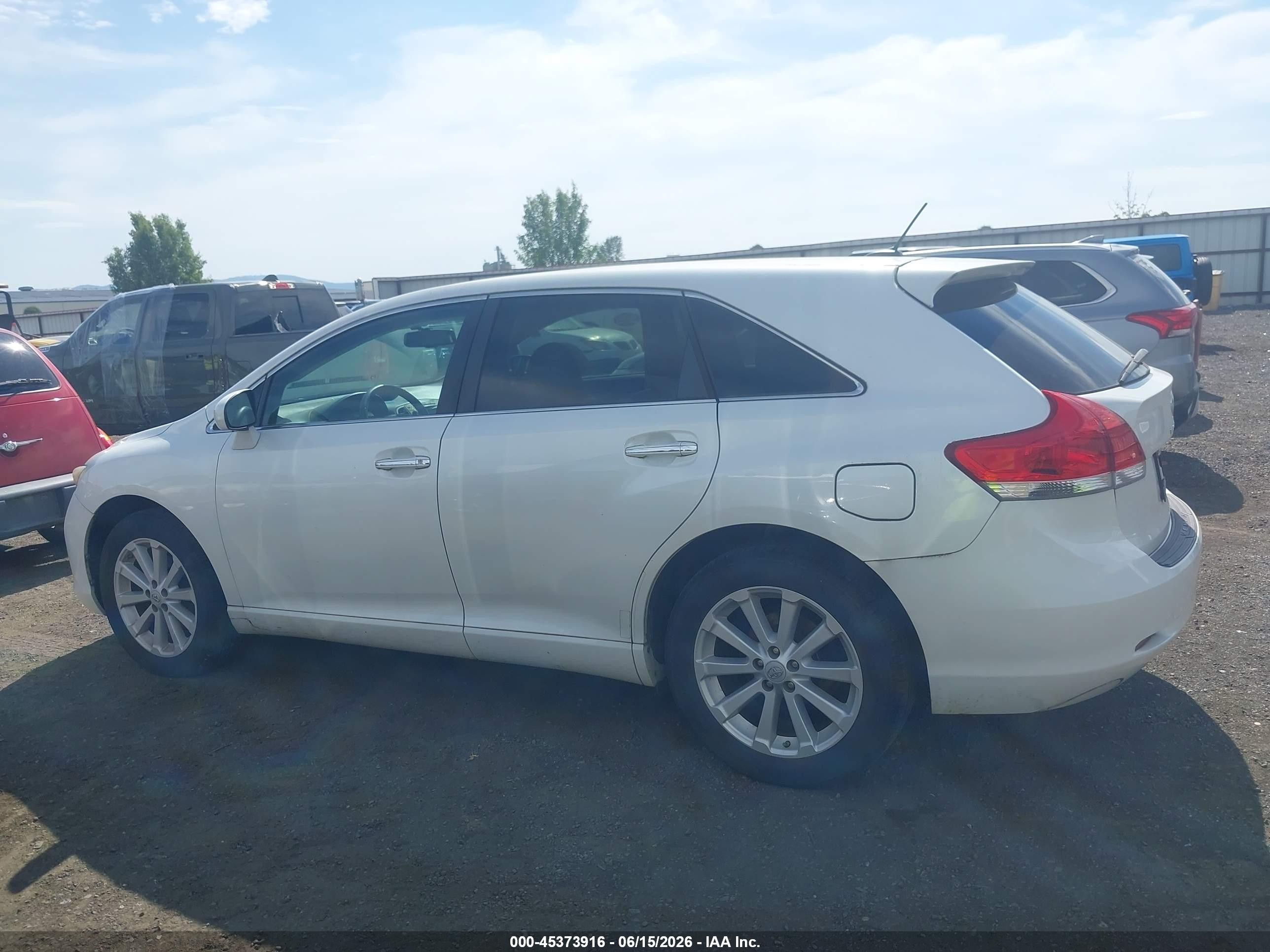 2012 Toyota Venza Xle White vin: 4T3BA3BBXCU030161