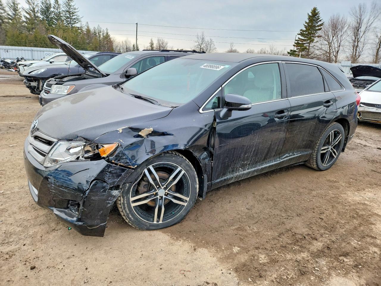 2014 Toyota Venza Le Black vin: 4T3BA3BBXEU060330