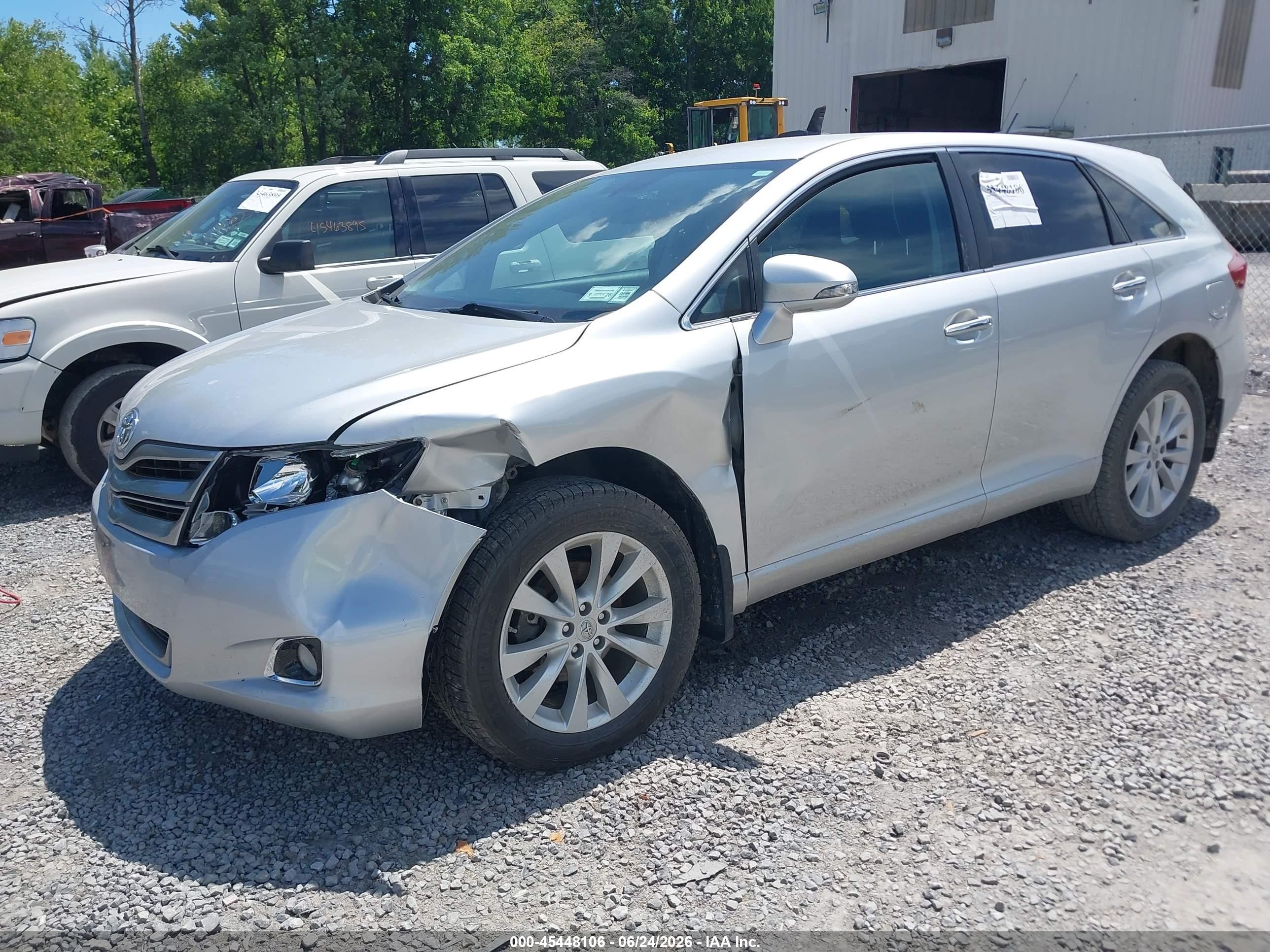 2014 Toyota Venza Xle Silver vin: 4T3BA3BBXEU062515