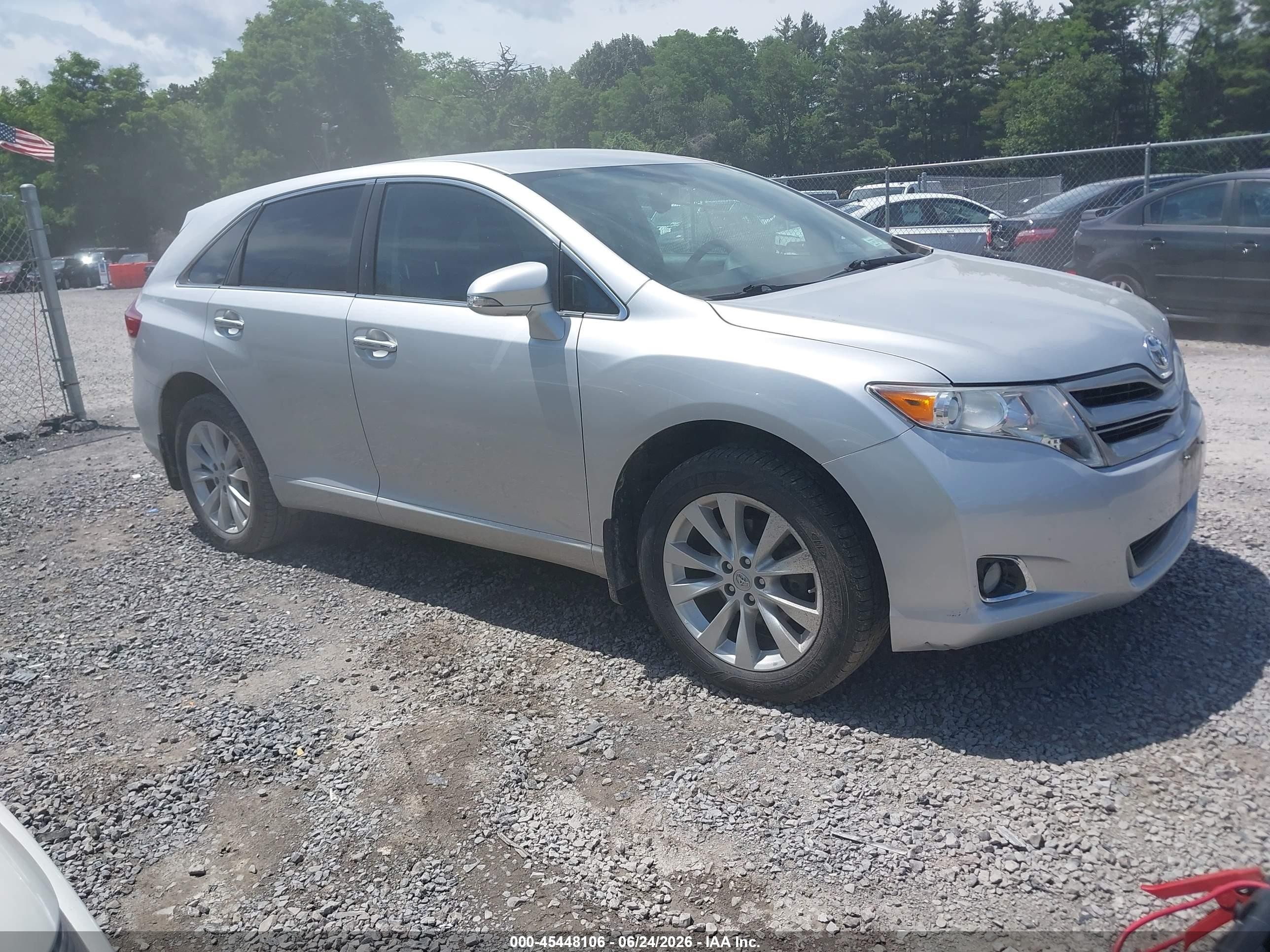 2014 Toyota Venza Xle Silver vin: 4T3BA3BBXEU062515