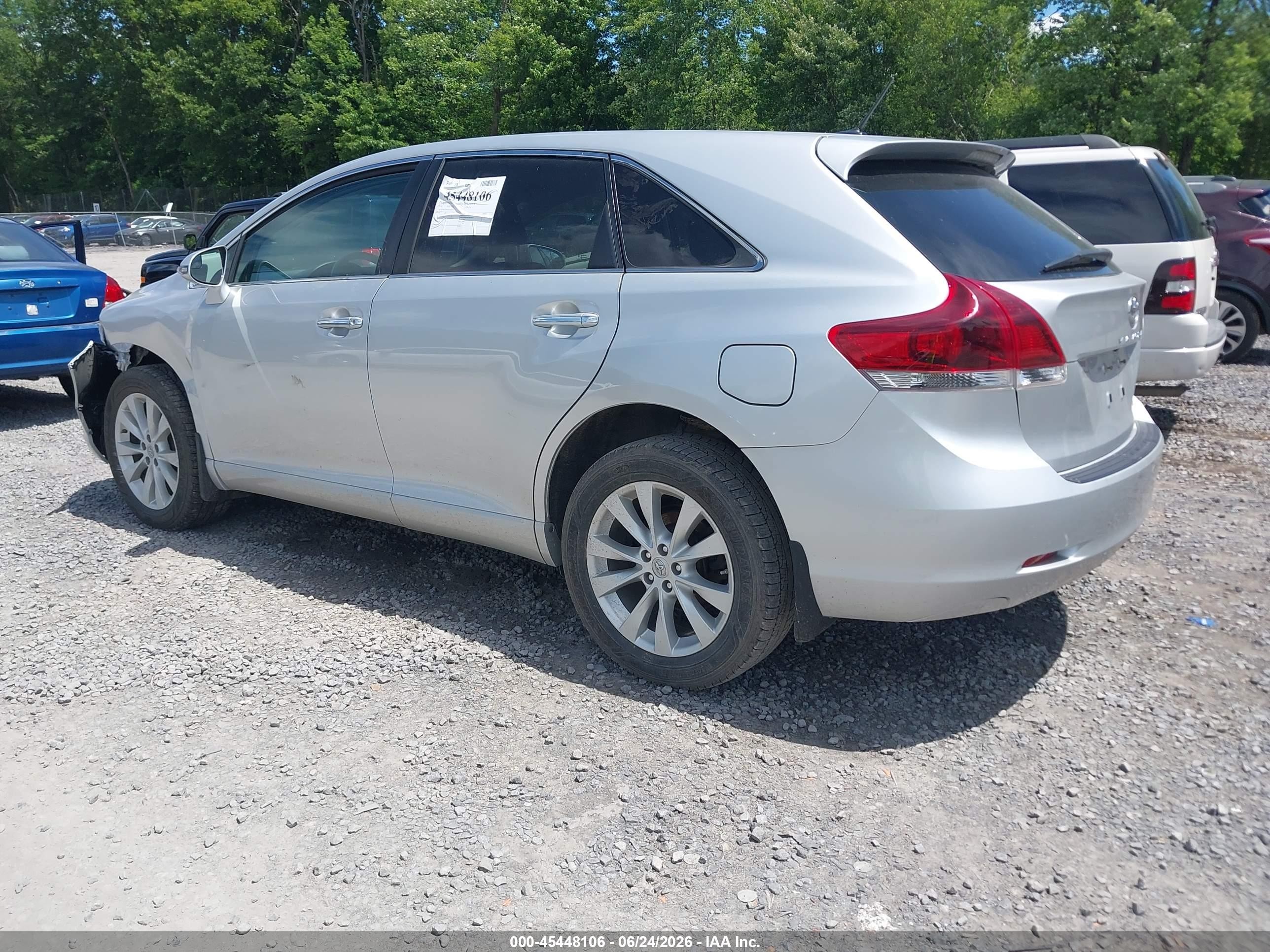 2014 Toyota Venza Xle Silver vin: 4T3BA3BBXEU062515