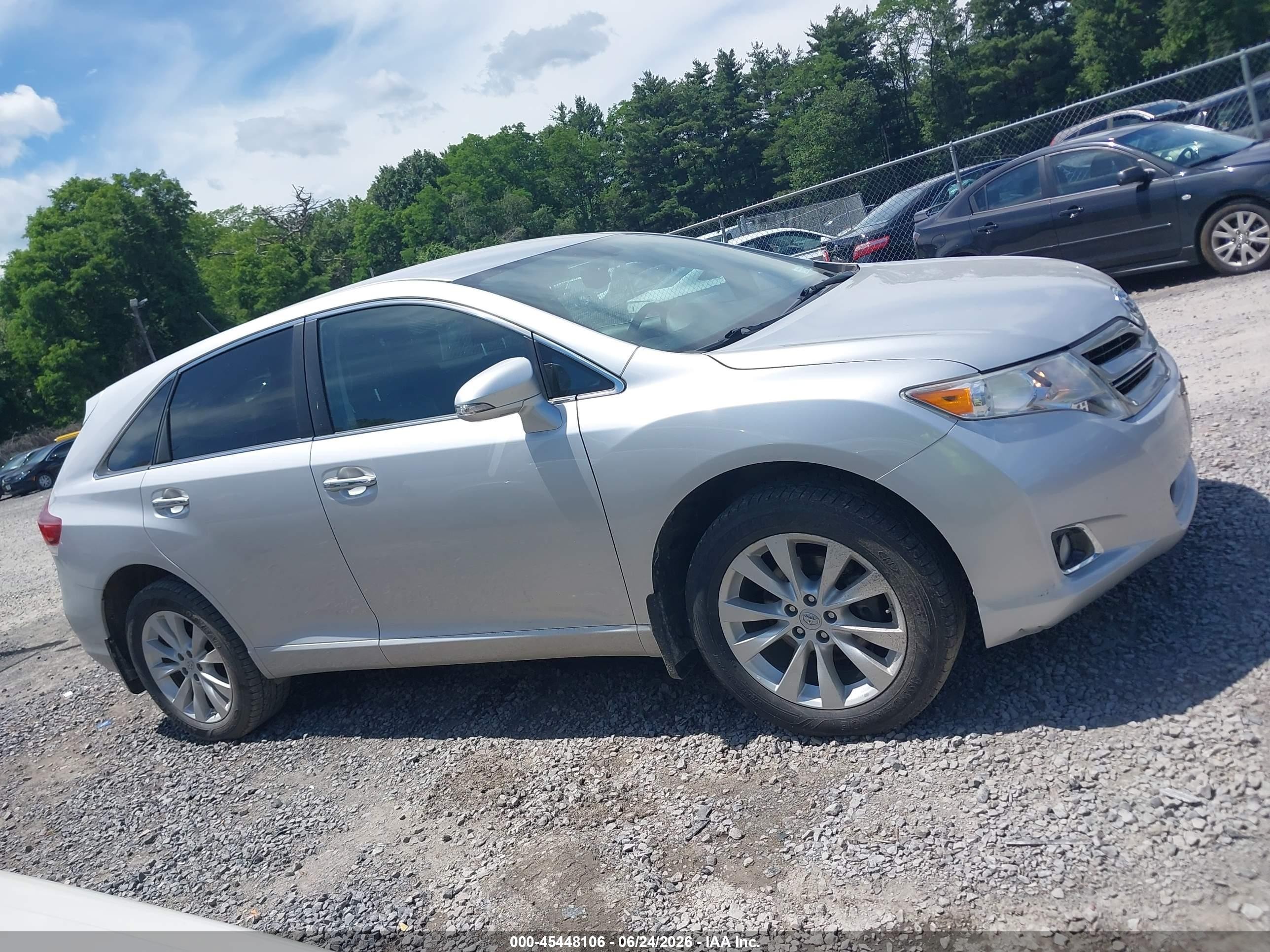 2014 Toyota Venza Xle Silver vin: 4T3BA3BBXEU062515