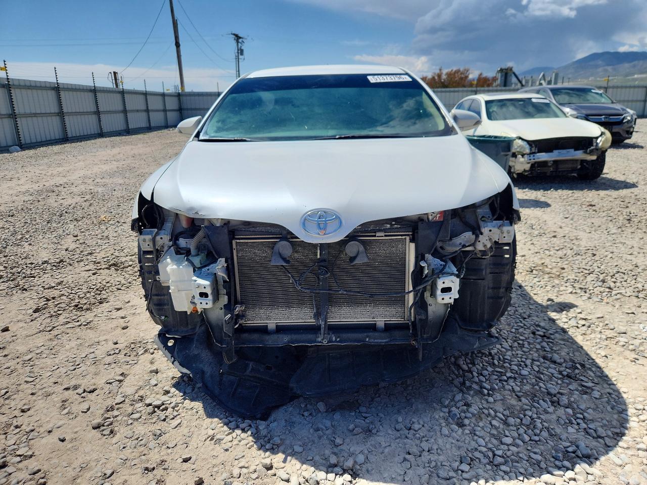 2015 Toyota Venza Le White vin: 4T3BA3BBXFU068042