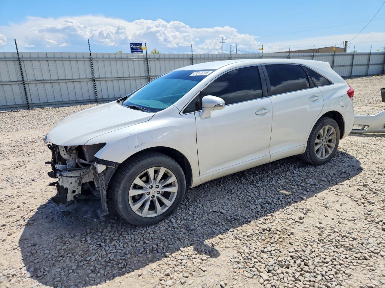 2015 Toyota Venza Le White vin: 4T3BA3BBXFU068042