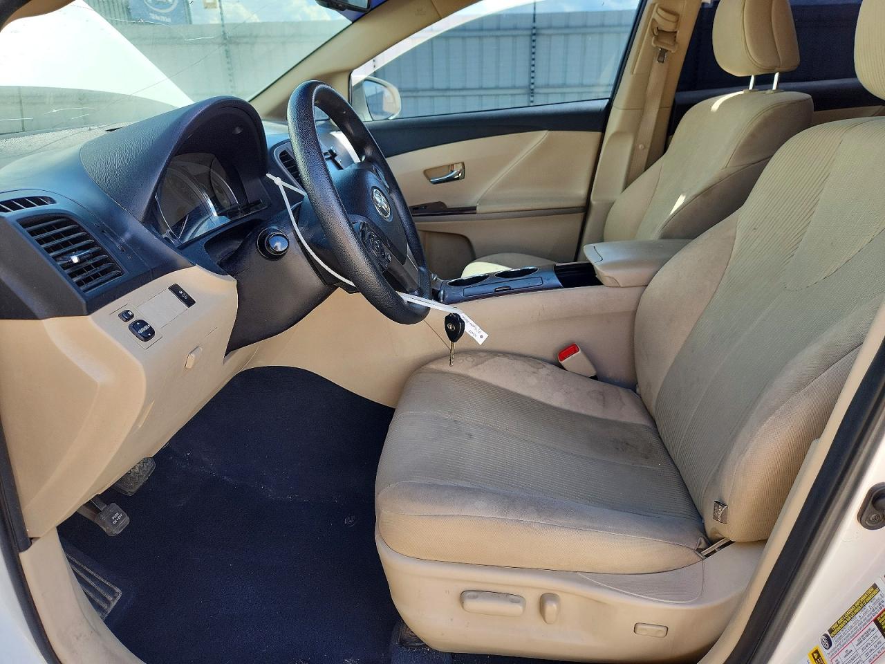 2015 Toyota Venza Le White vin: 4T3BA3BBXFU068042