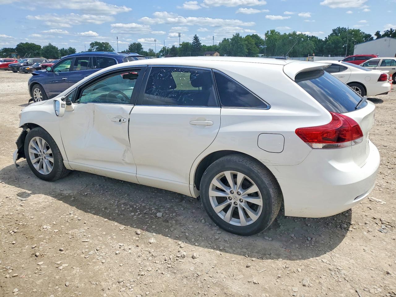2015 Toyota Venza Le White vin: 4T3BA3BBXFU068591