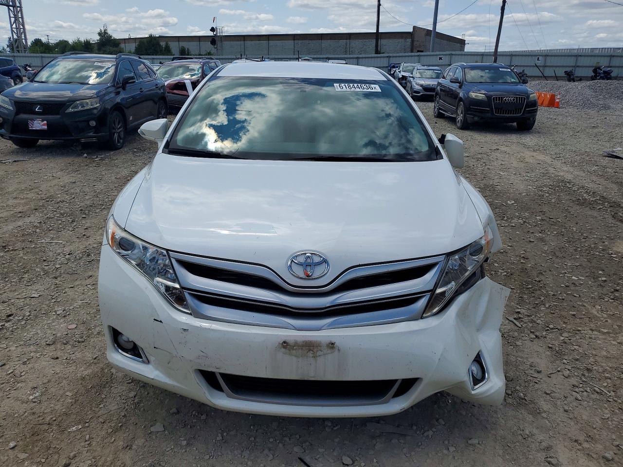 2015 Toyota Venza Le White vin: 4T3BA3BBXFU068591