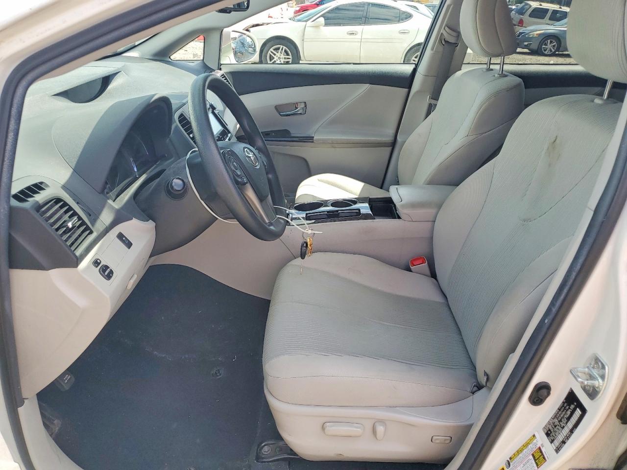 2015 Toyota Venza Le White vin: 4T3BA3BBXFU068591