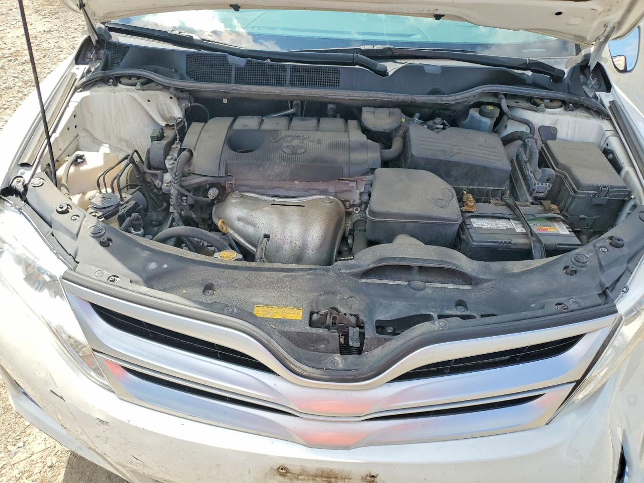 2015 Toyota Venza Le White vin: 4T3BA3BBXFU068591