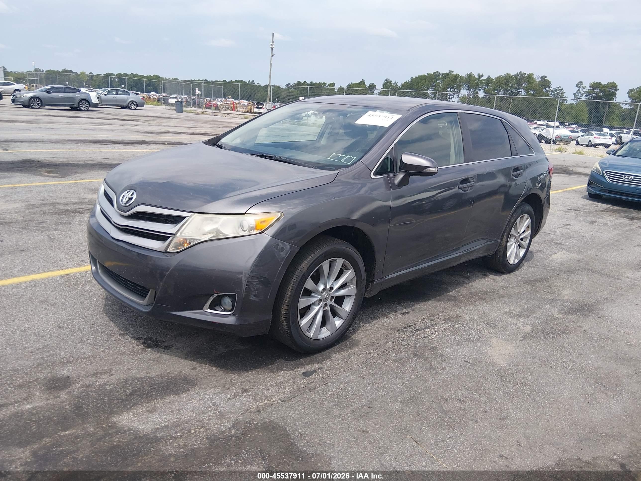 2015 Toyota Venza Le Gray vin: 4T3BA3BBXFU071734