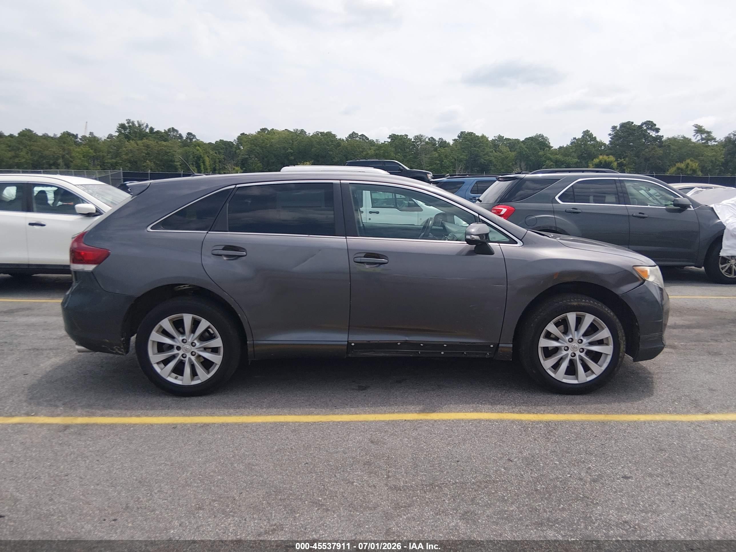 2015 Toyota Venza Le Gray vin: 4T3BA3BBXFU071734