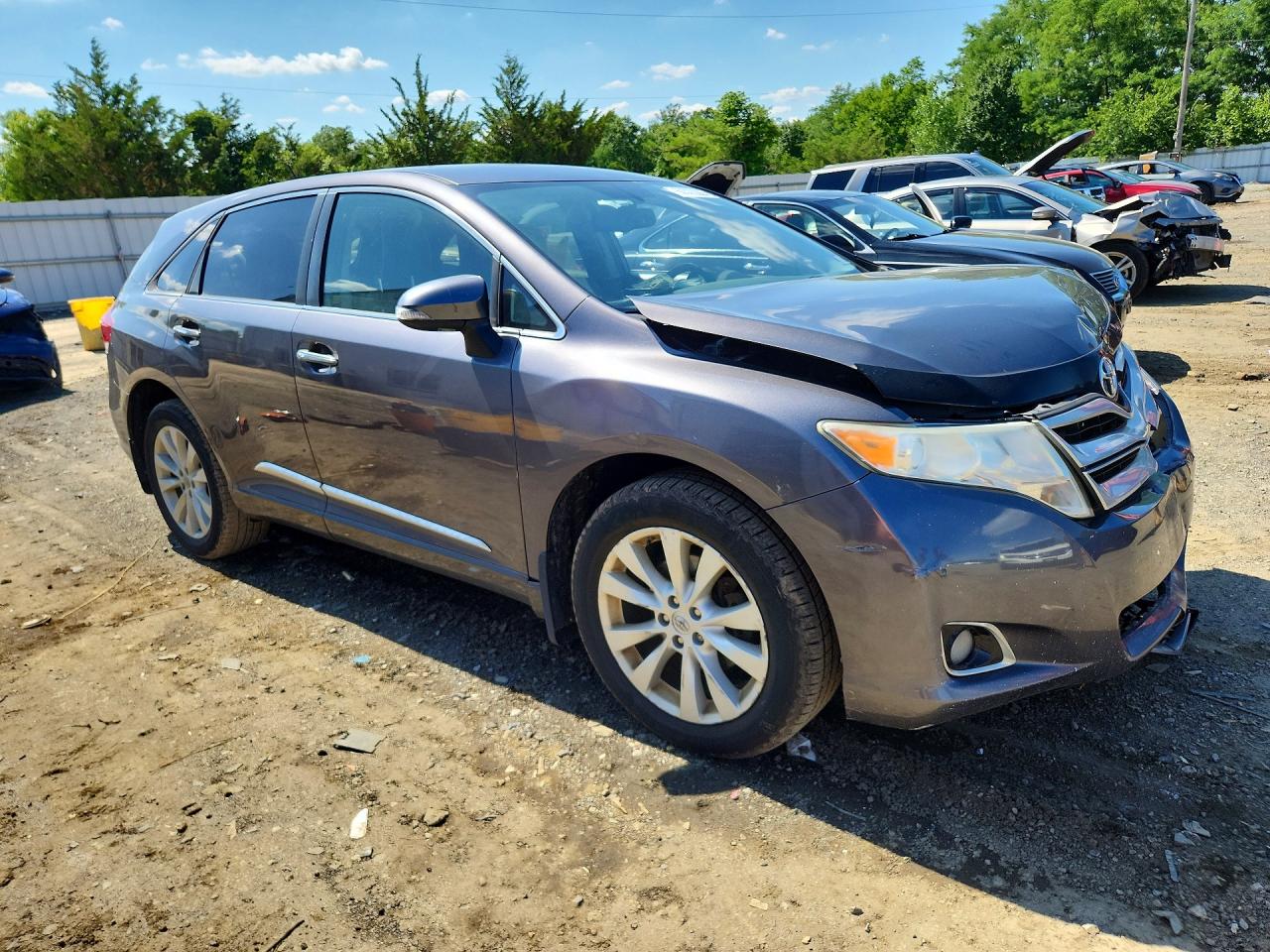 2015 Toyota Venza Xle Gray vin: 4T3BA3BBXFU072141