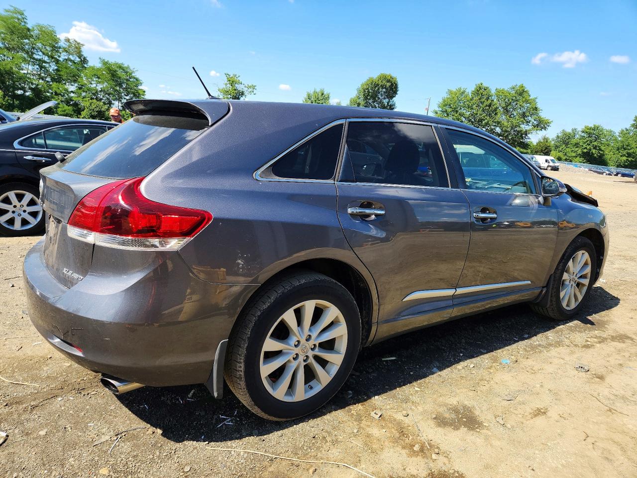 2015 Toyota Venza Xle Gray vin: 4T3BA3BBXFU072141