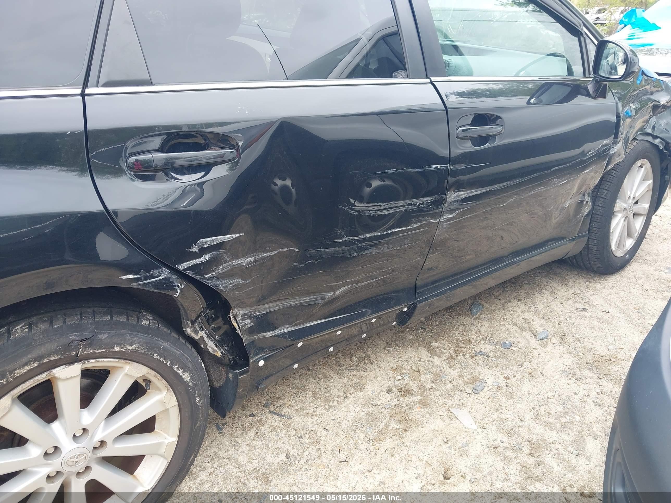 2009 Toyota Venza   Black vin: 4T3BE11A29U003675