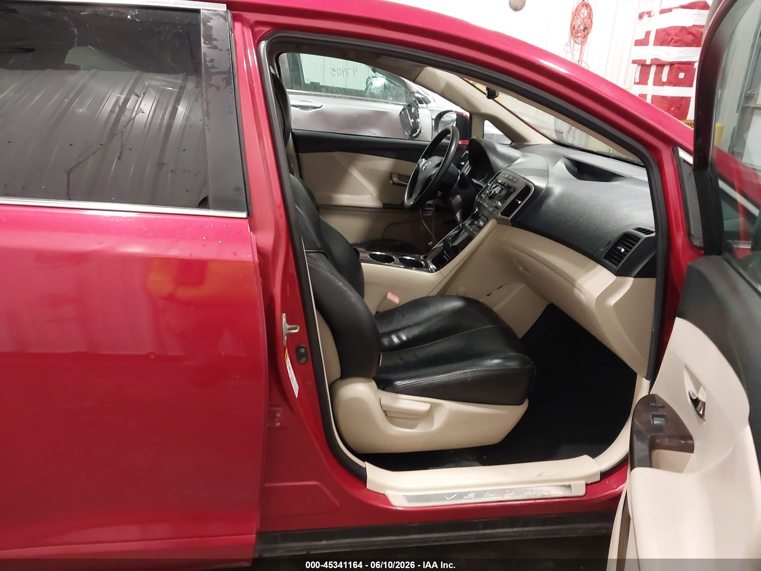2009 Toyota Venza   Красный vin: 4T3BE11A29U006804