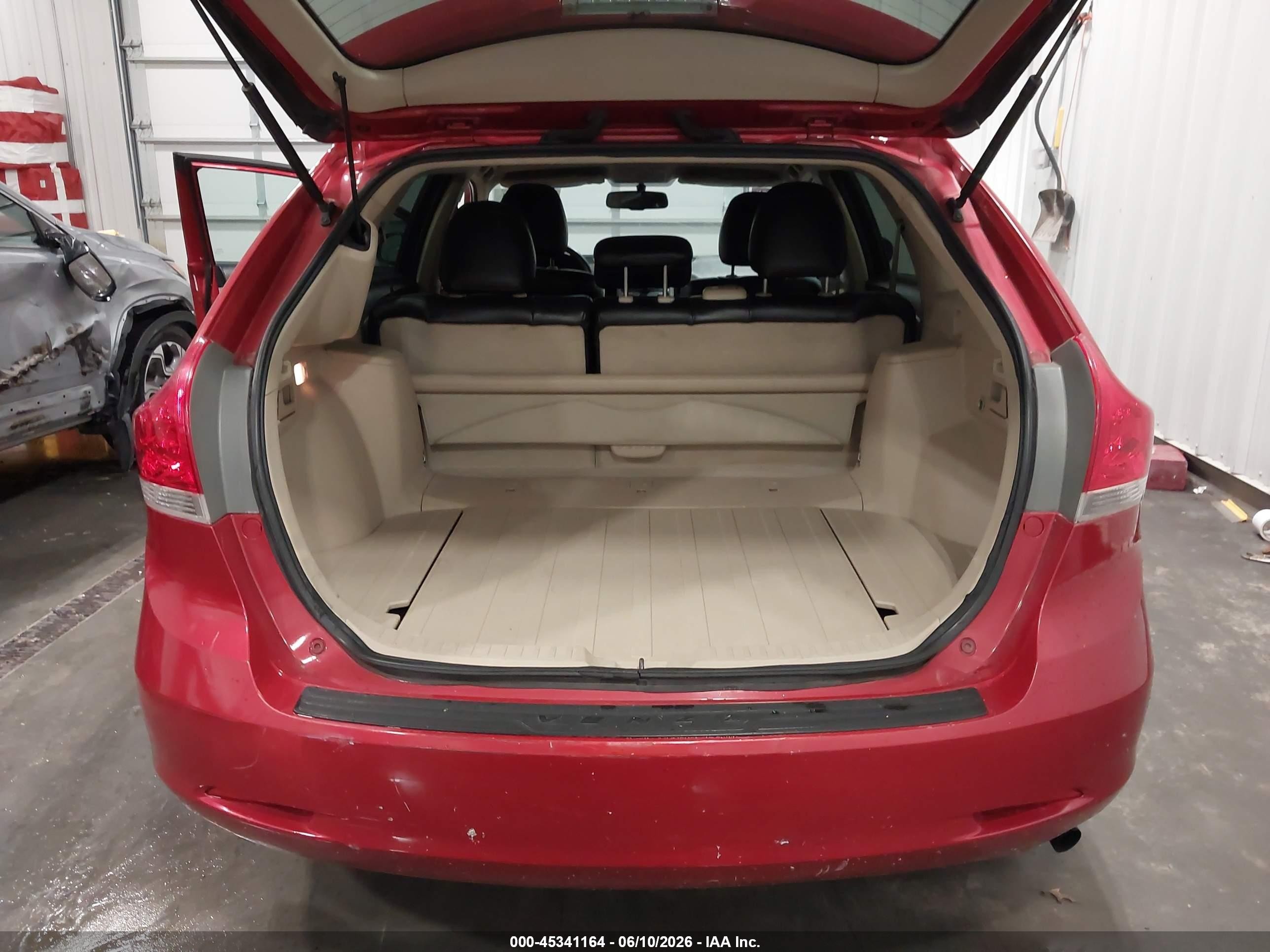 2009 Toyota Venza   Красный vin: 4T3BE11A29U006804