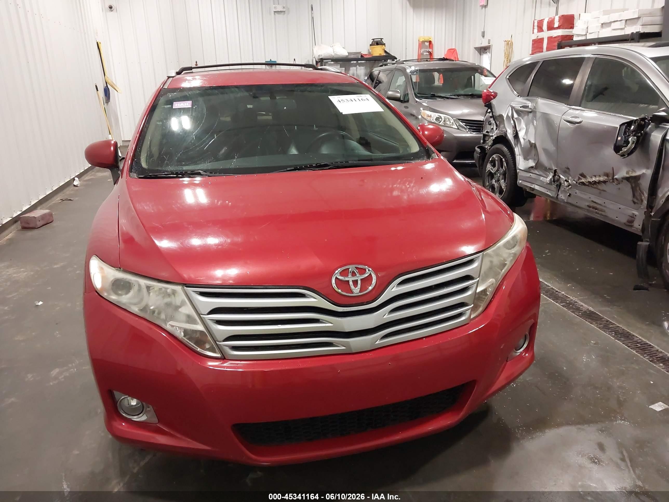 2009 Toyota Venza   Красный vin: 4T3BE11A29U006804