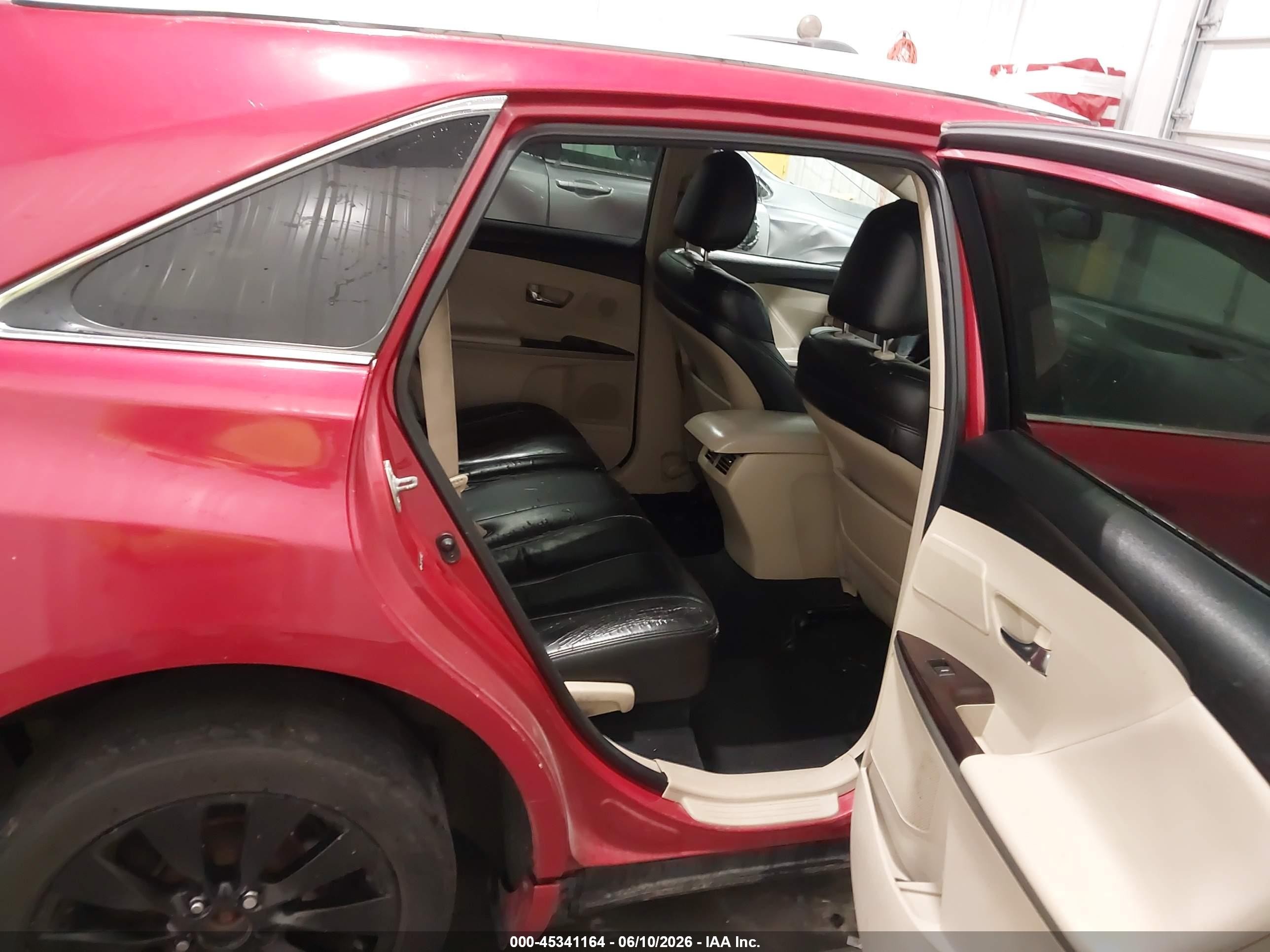 2009 Toyota Venza   Красный vin: 4T3BE11A29U006804