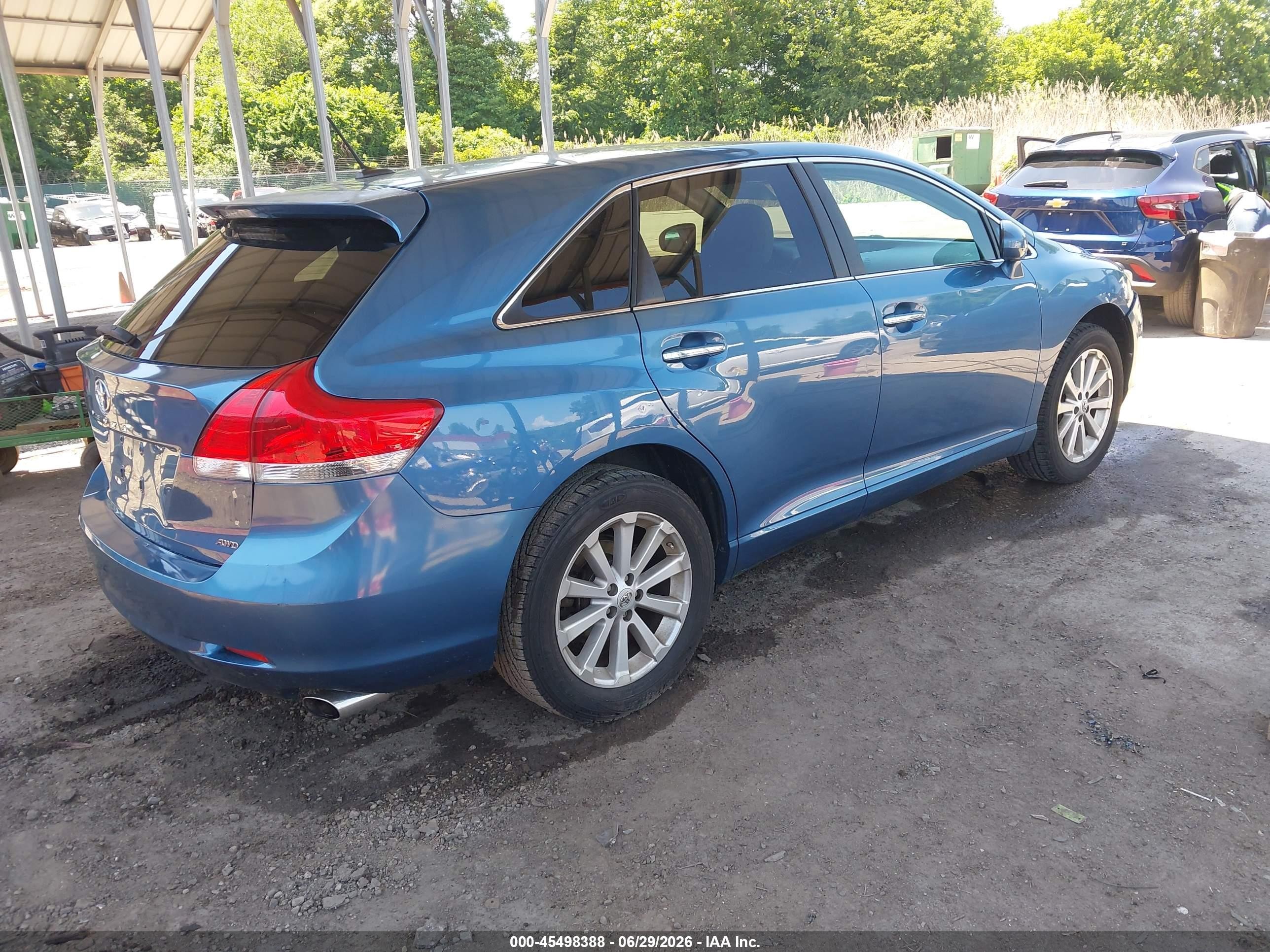 2009 Toyota Venza   Light Blue vin: 4T3BE11A79U006880