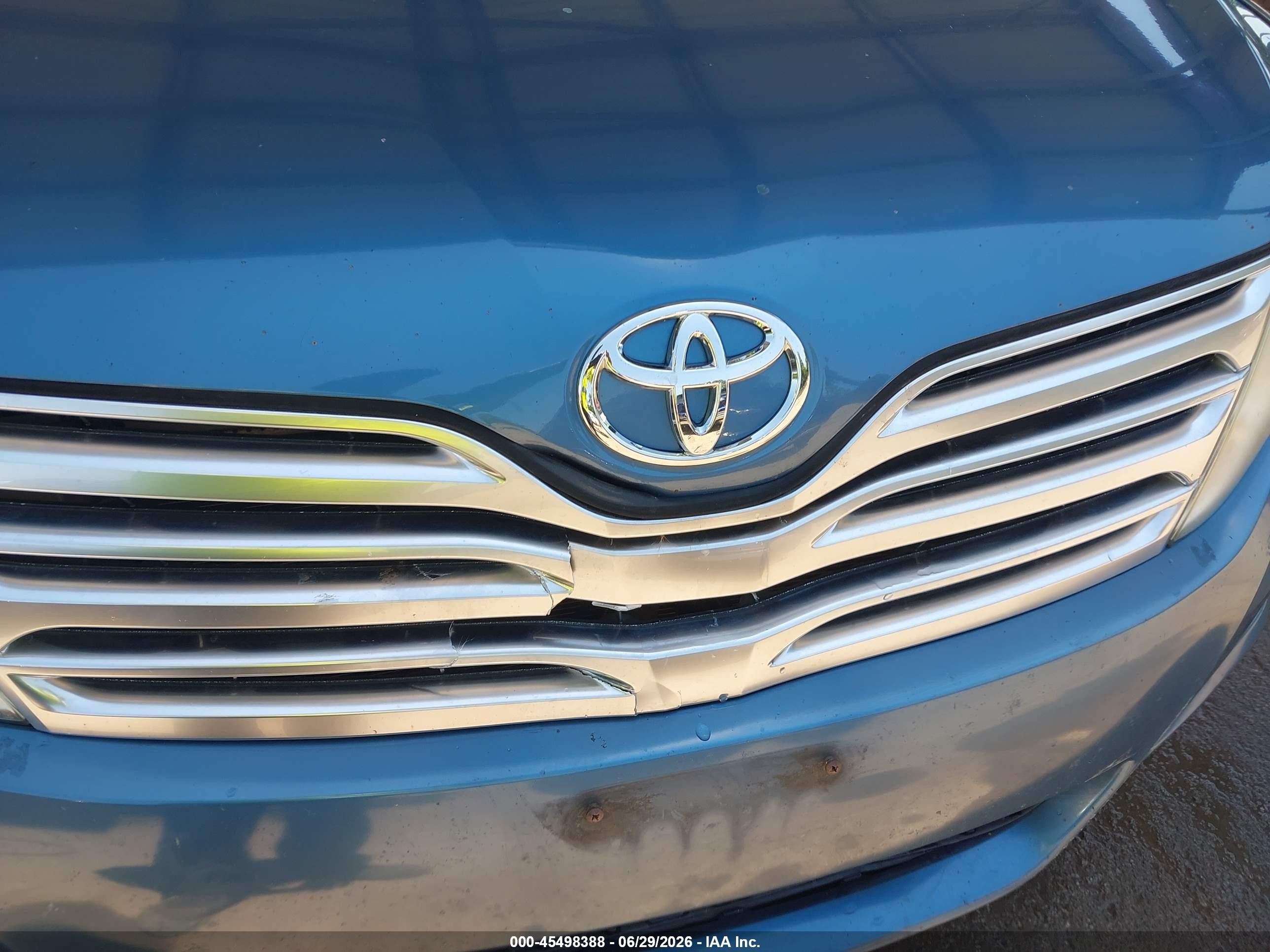 2009 Toyota Venza   Light Blue vin: 4T3BE11A79U006880