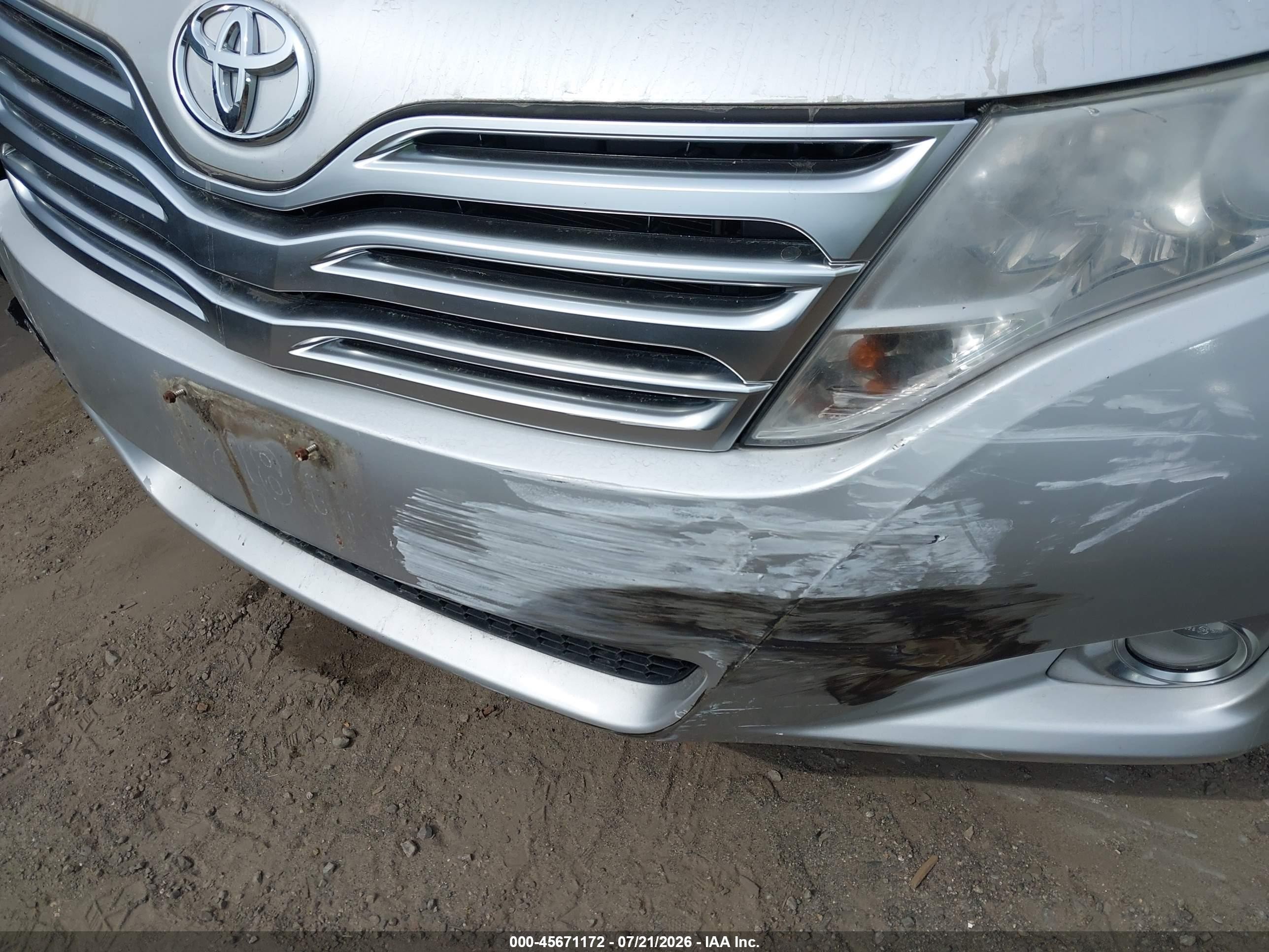 2009 Toyota Venza   Silver vin: 4T3BE11A99U001678