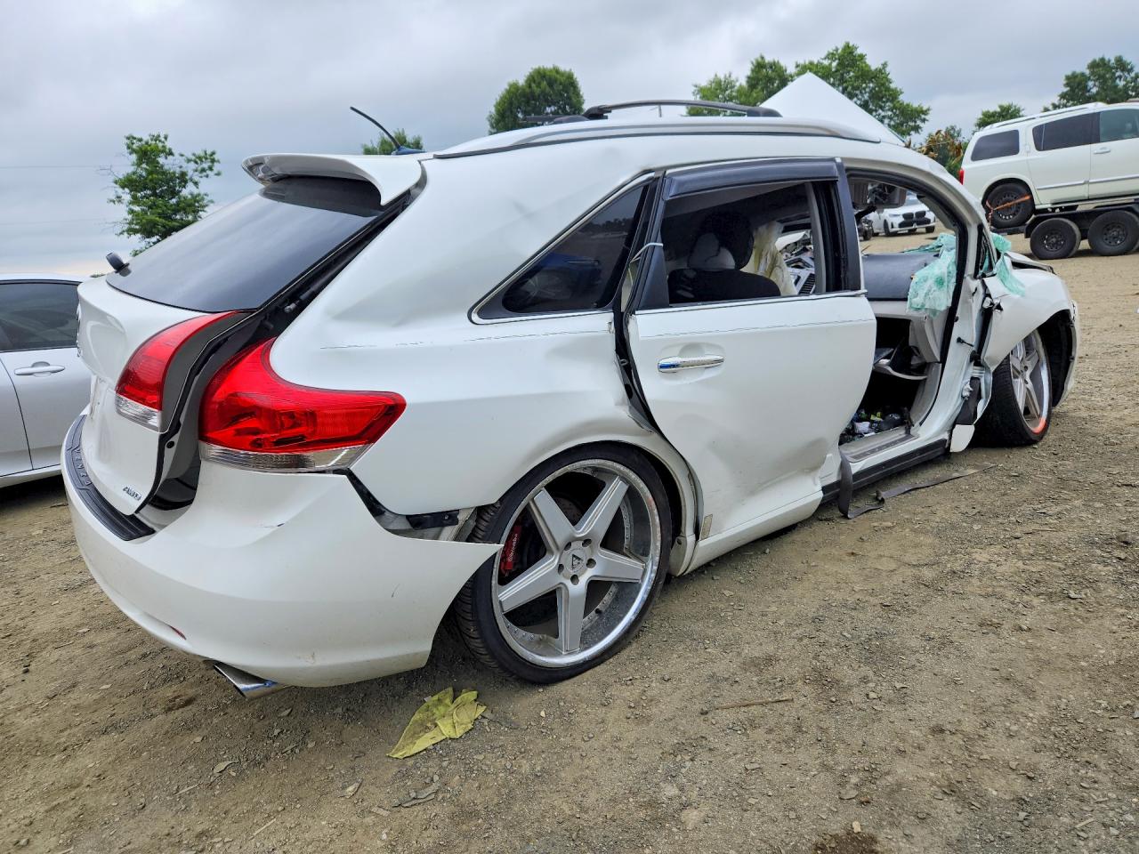 2009 Toyota Venza Awd 4cyl White vin: 4T3BE11A99U005178