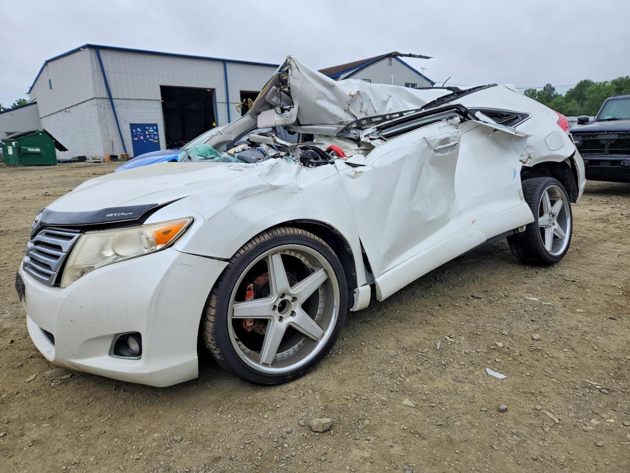 2009 Toyota Venza Awd 4cyl White vin: 4T3BE11A99U005178
