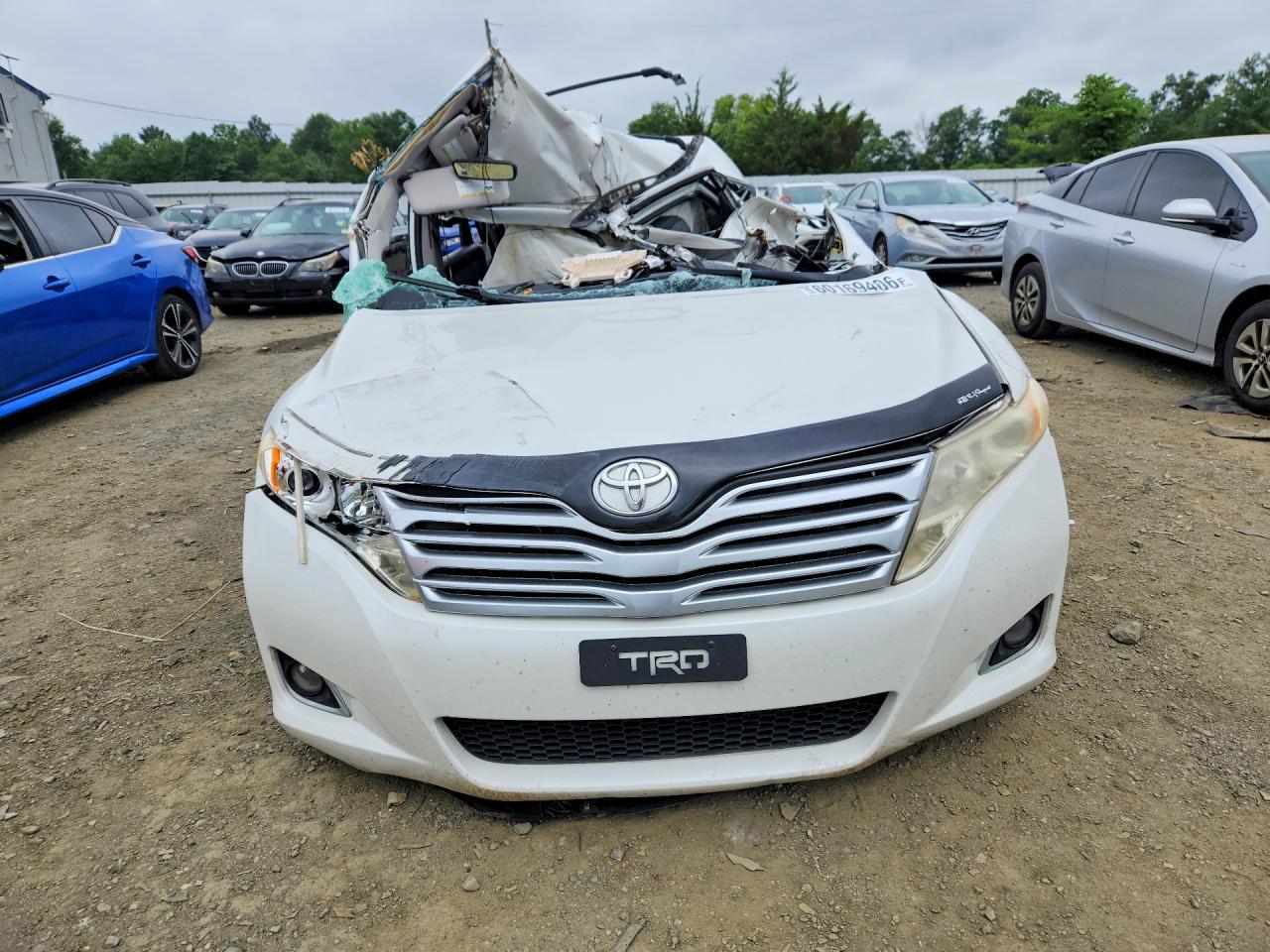 2009 Toyota Venza Awd 4cyl White vin: 4T3BE11A99U005178