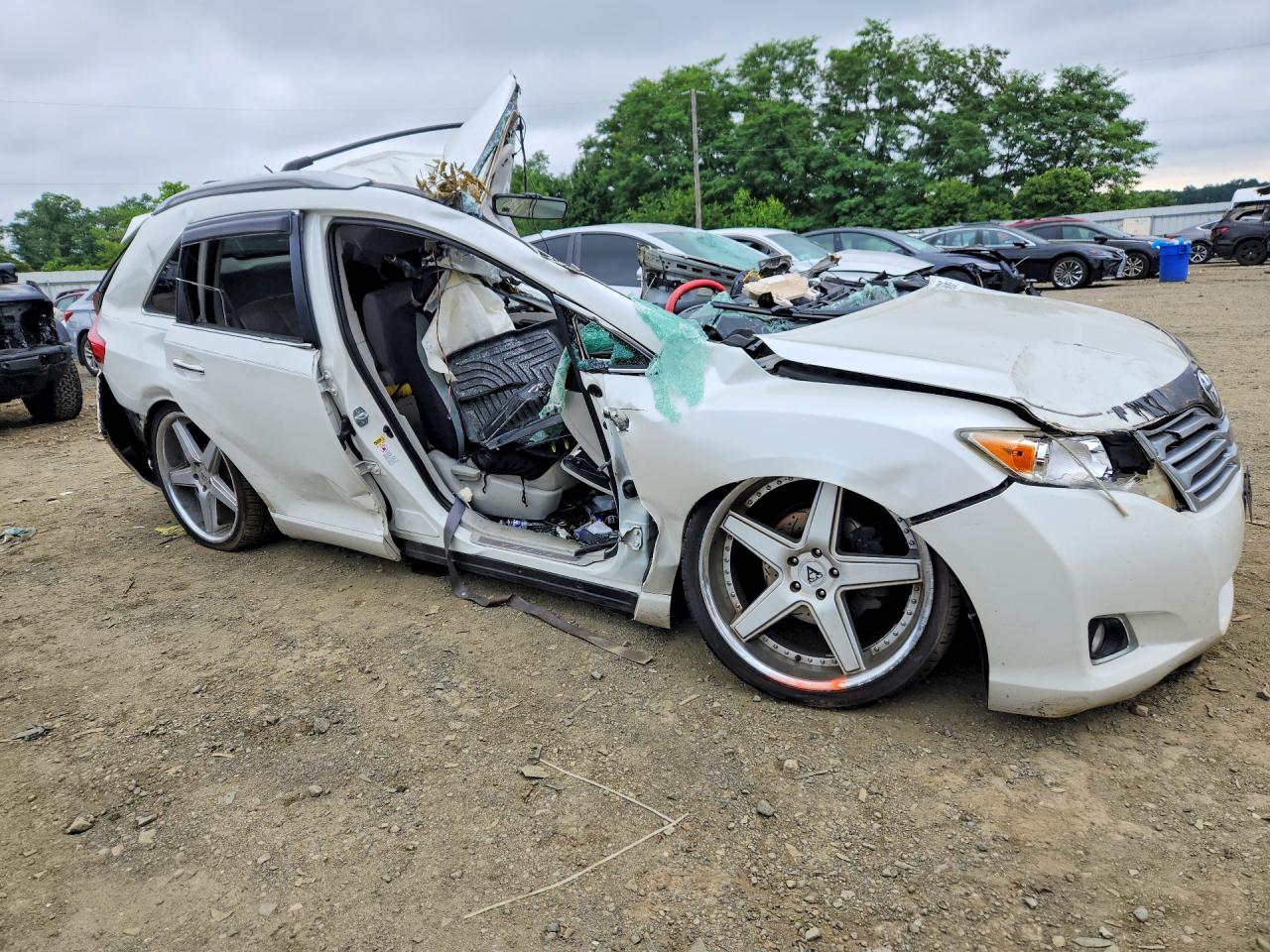 2009 Toyota Venza Awd 4cyl White vin: 4T3BE11A99U005178