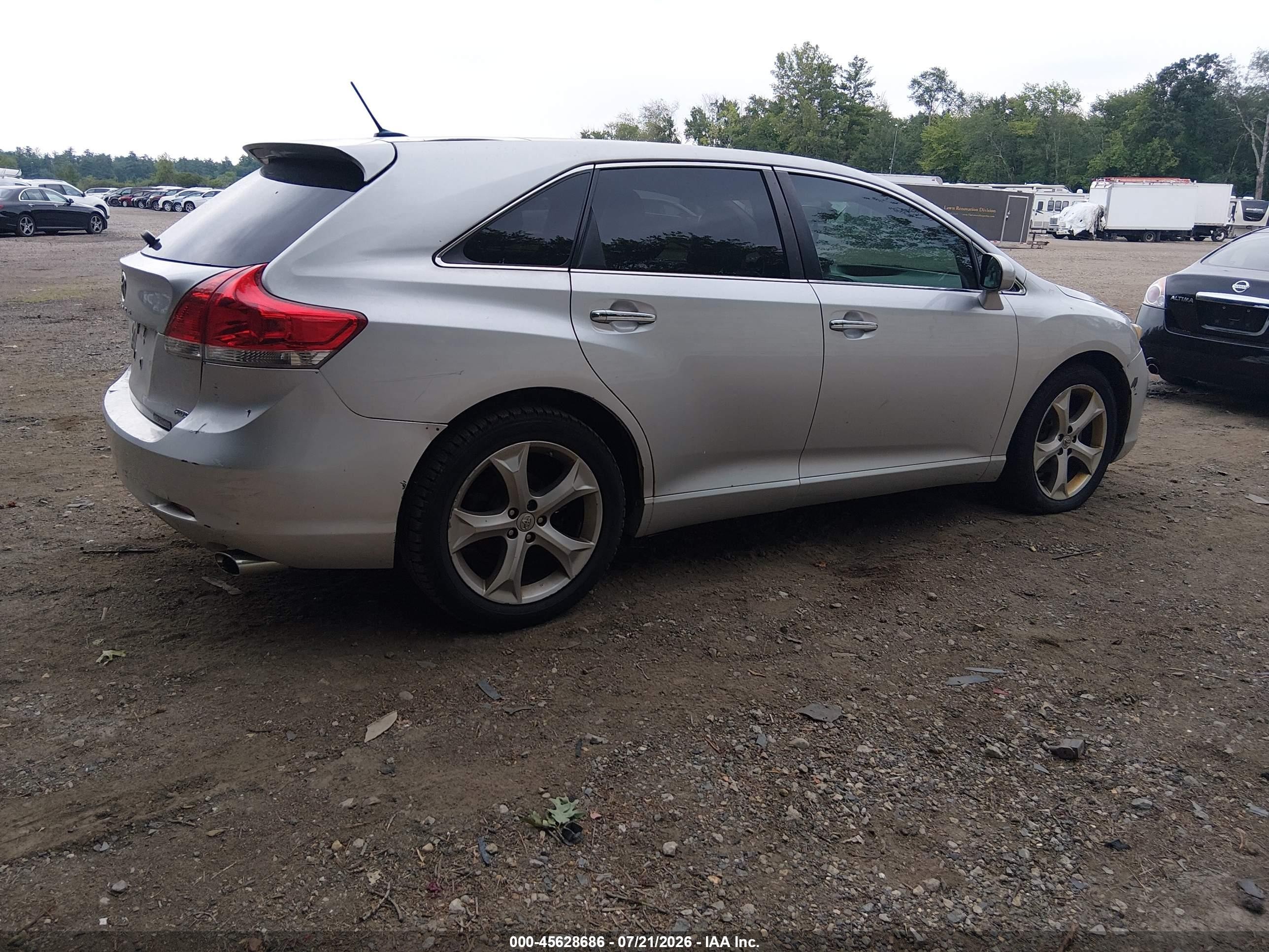 2009 Toyota Venza Base V6 Gray vin: 4T3BK11A09U014635