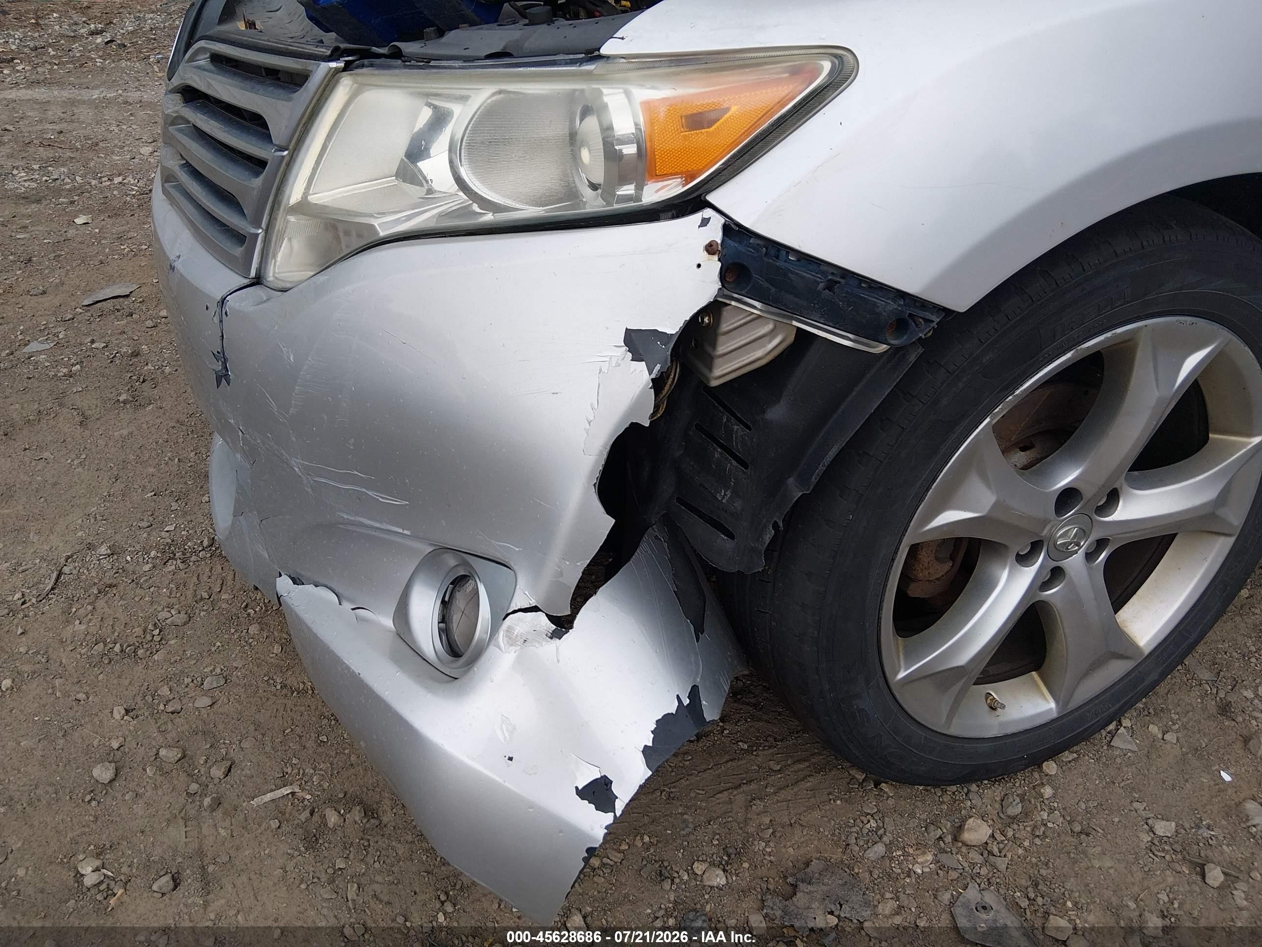 2009 Toyota Venza Base V6 Gray vin: 4T3BK11A09U014635