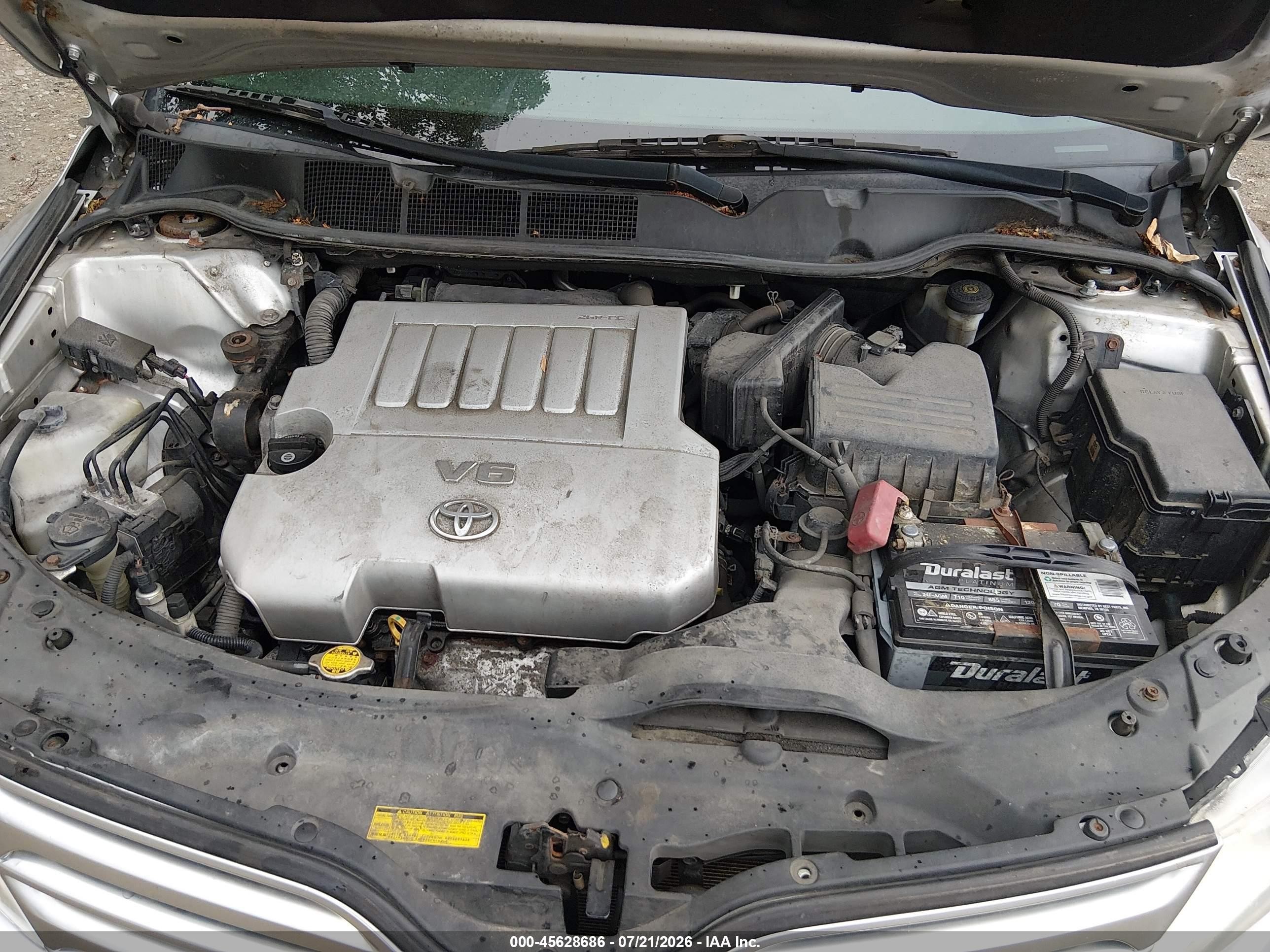 2009 Toyota Venza Base V6 Gray vin: 4T3BK11A09U014635
