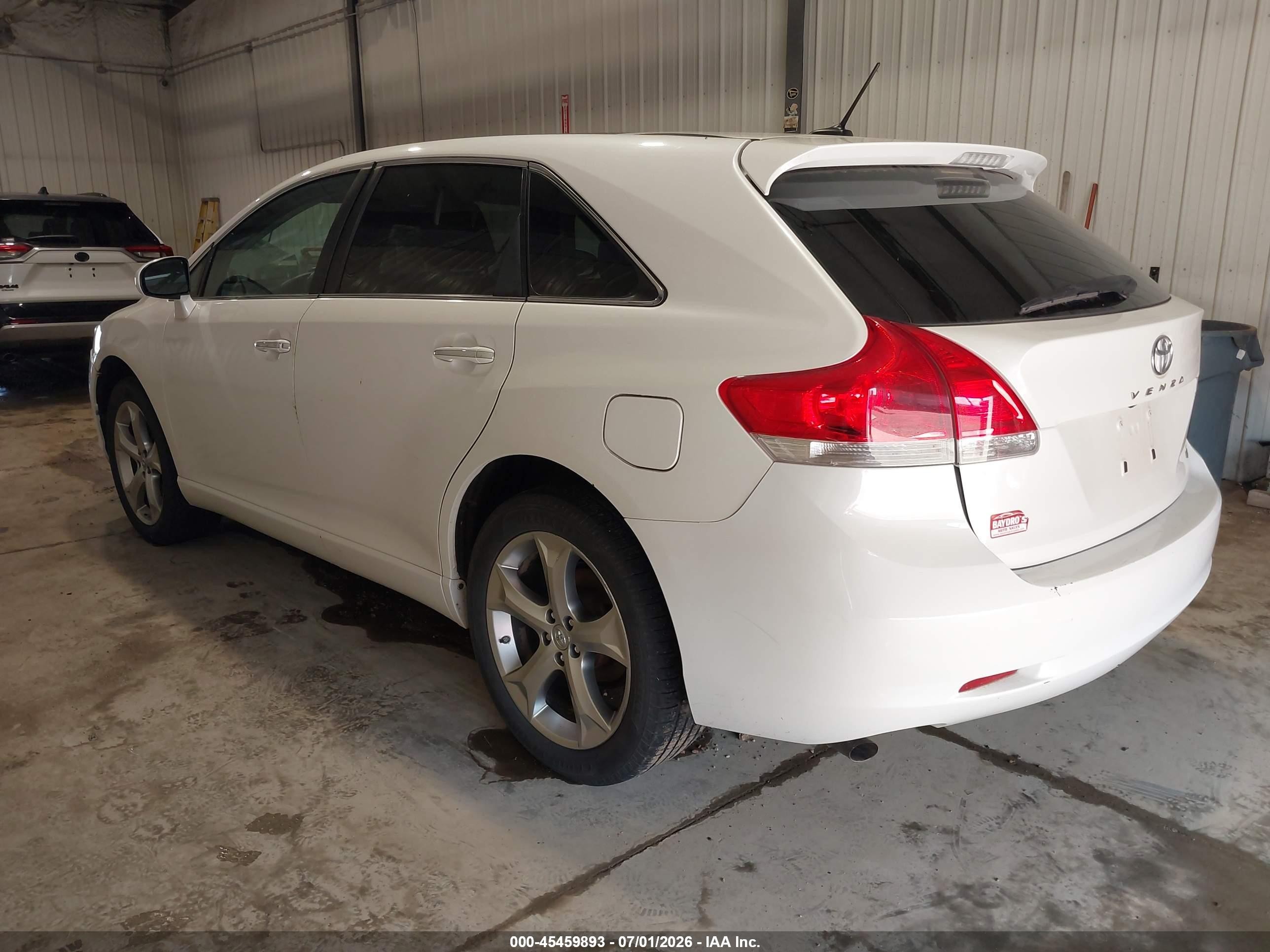2009 Toyota Venza Base V6 White vin: 4T3BK11A09U020595