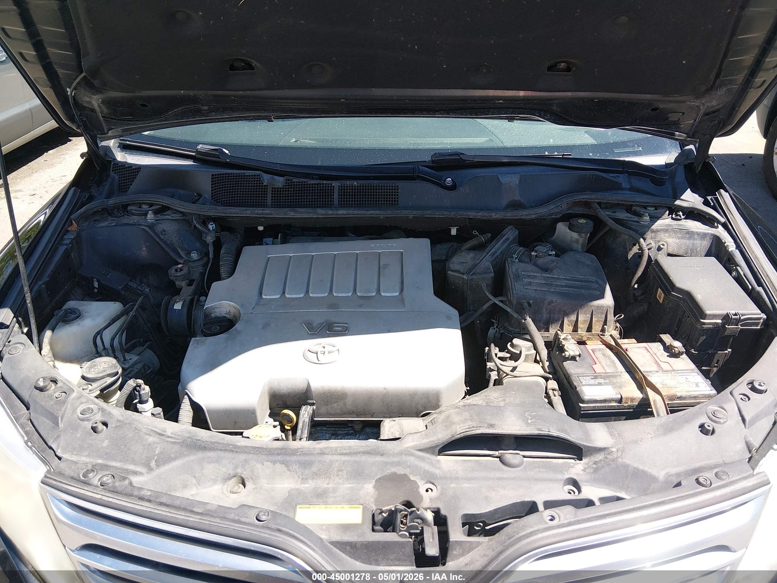 2009 Toyota Venza Base V6 Black vin: 4T3BK11A09U026316