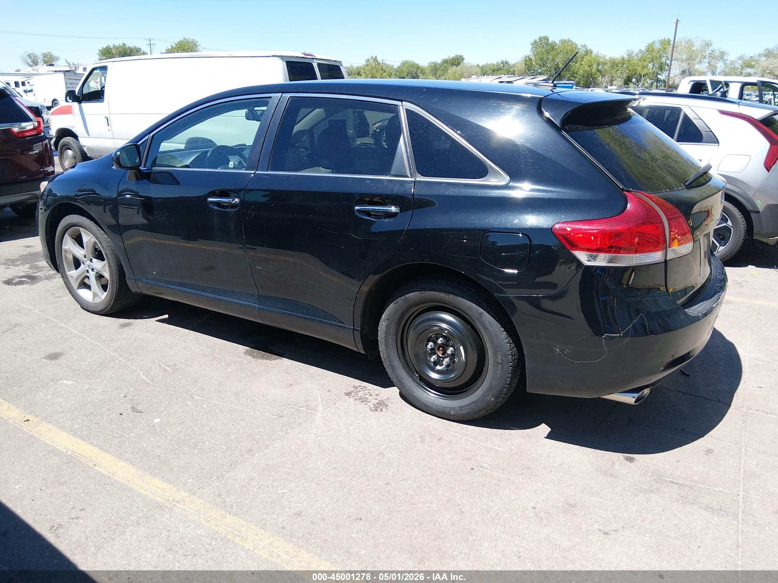 2009 Toyota Venza Base V6 Black vin: 4T3BK11A09U026316