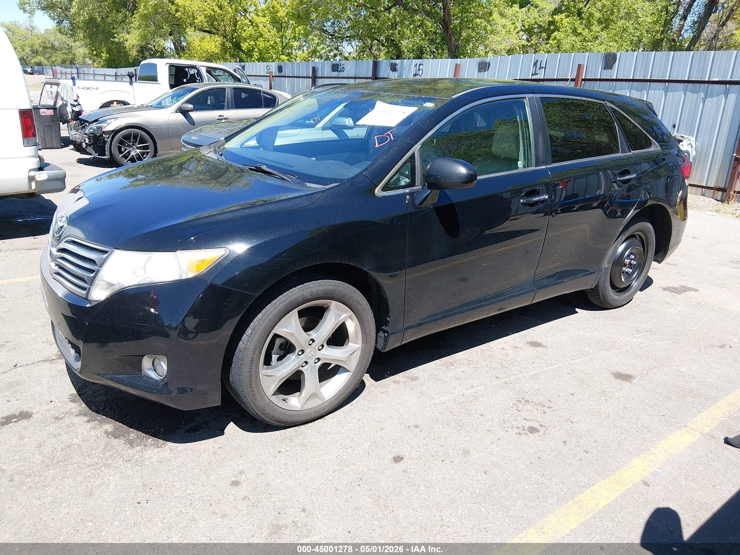 2009 Toyota Venza Base V6 Black vin: 4T3BK11A09U026316
