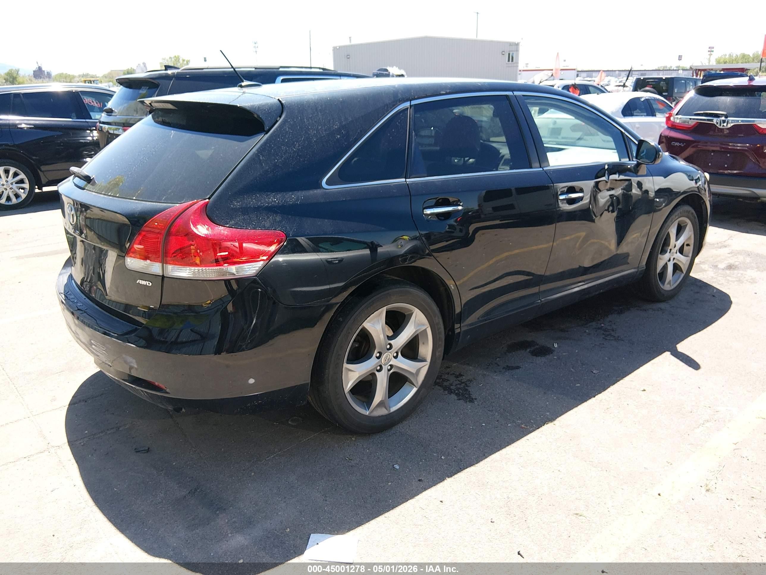 2009 Toyota Venza Base V6 Black vin: 4T3BK11A09U026316